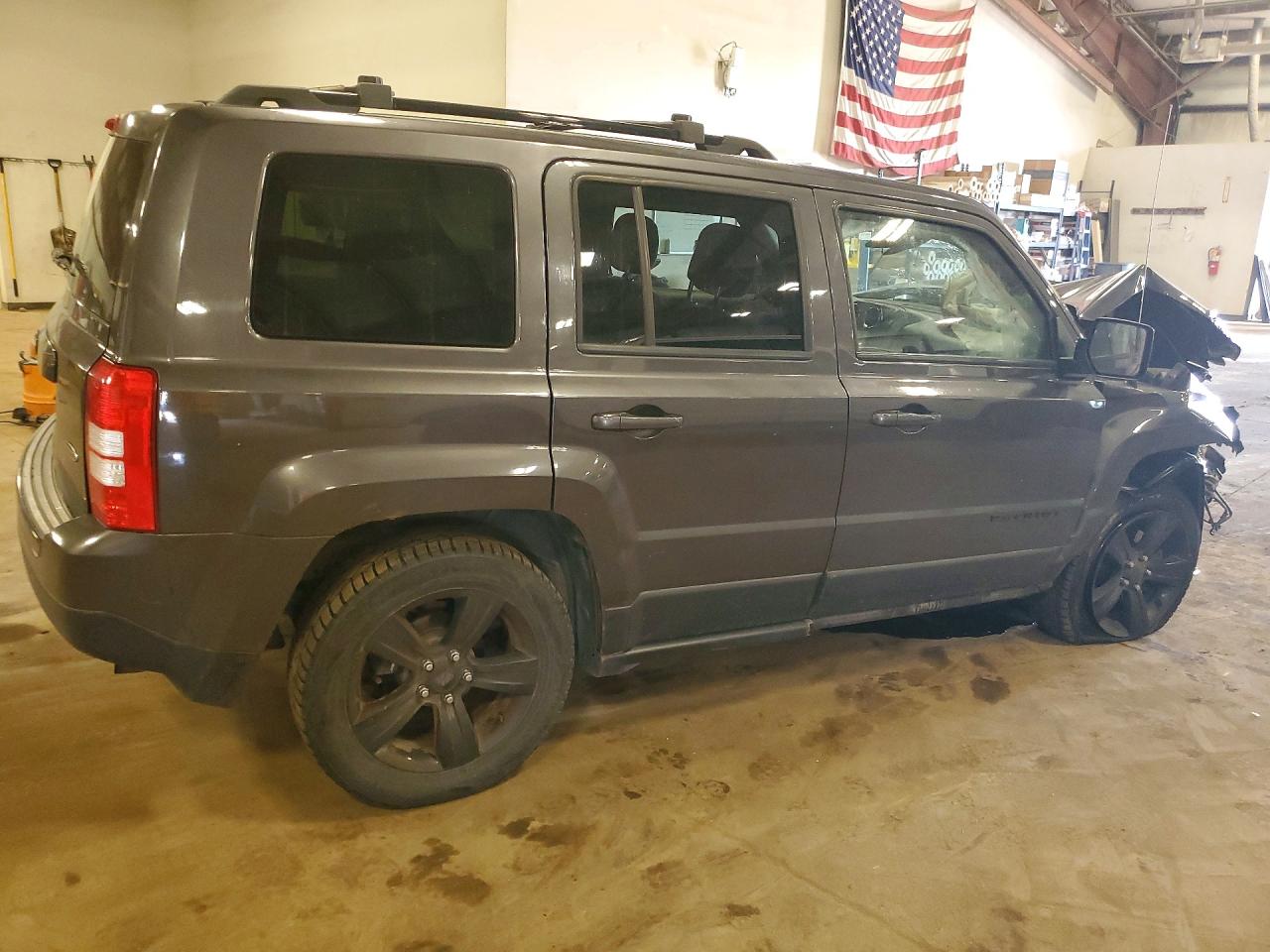 2015 Jeep Patriot Sport Gray vin: 1C4NJRBBXFD218096