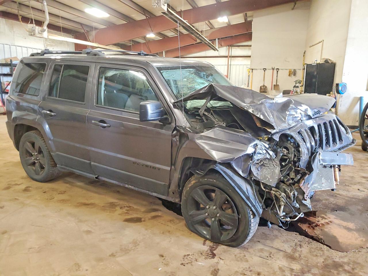 2015 Jeep Patriot Sport Gray vin: 1C4NJRBBXFD218096