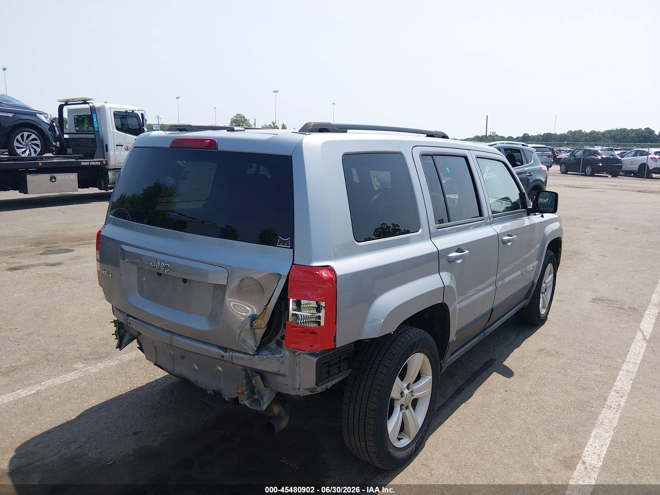 2015 Jeep Patriot Sport Silver vin: 1C4NJRBBXFD317341