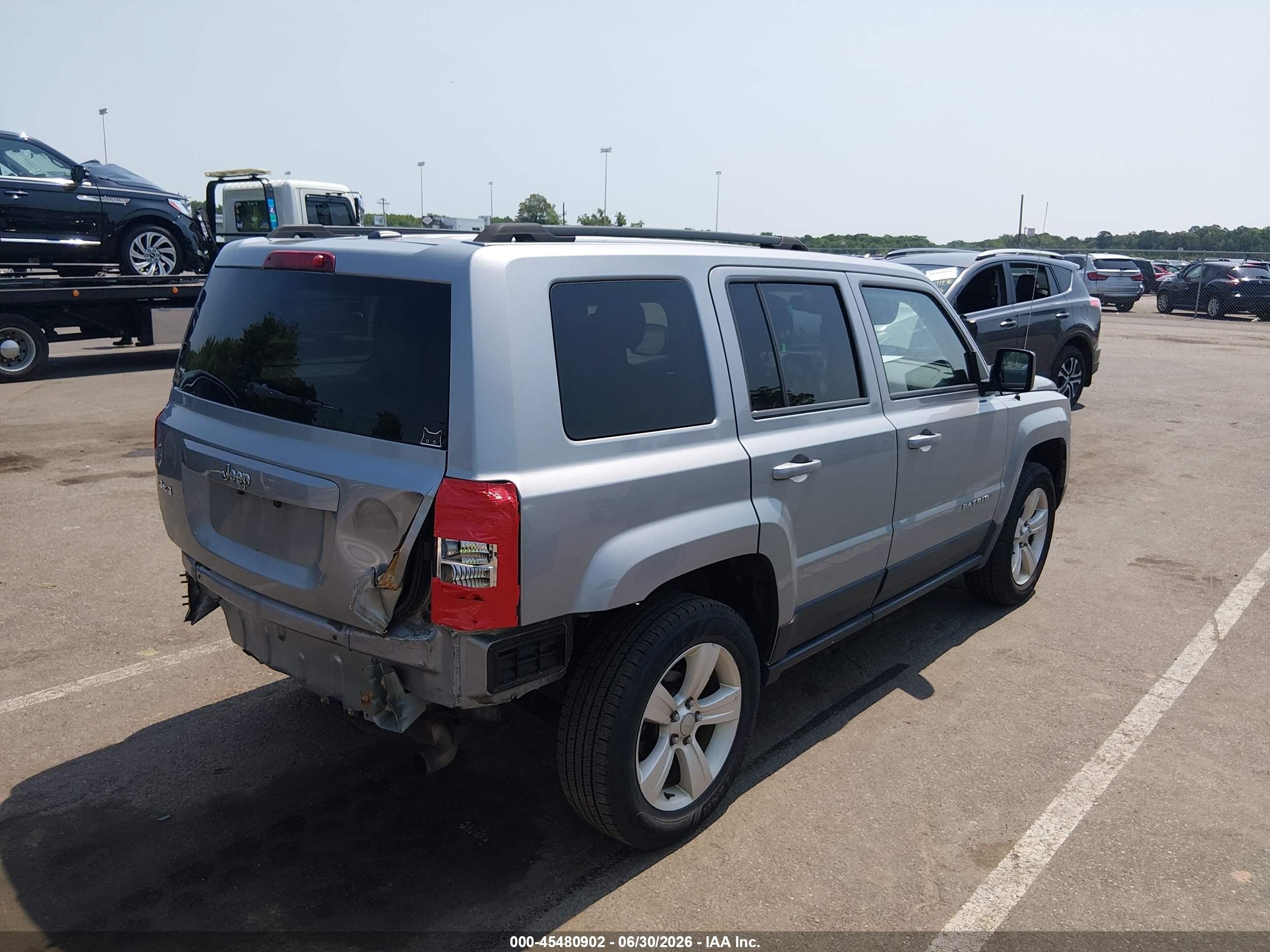 2015 Jeep Patriot Sport Silver vin: 1C4NJRBBXFD317341