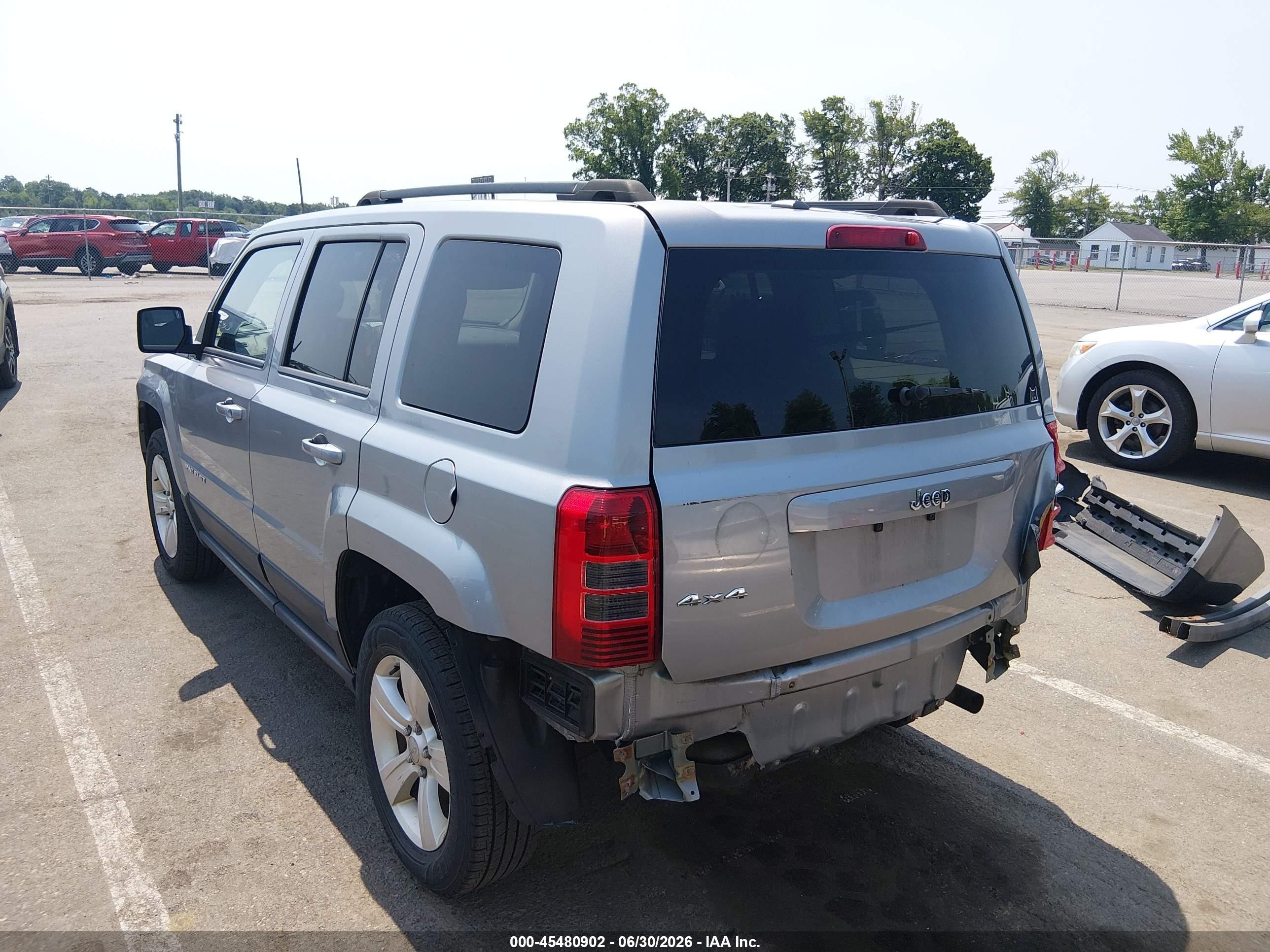 2015 Jeep Patriot Sport Silver vin: 1C4NJRBBXFD317341