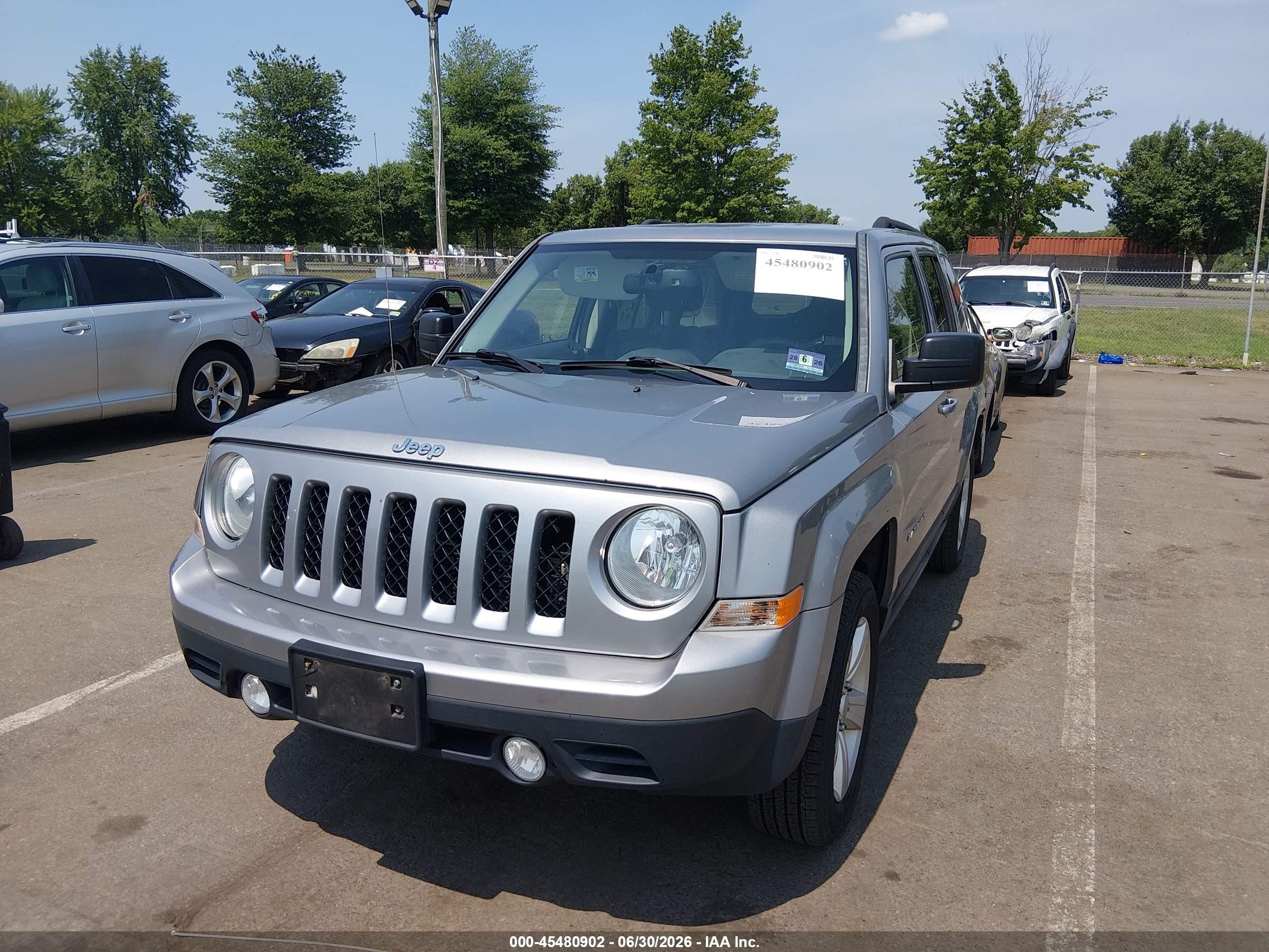 2015 Jeep Patriot Sport Silver vin: 1C4NJRBBXFD317341