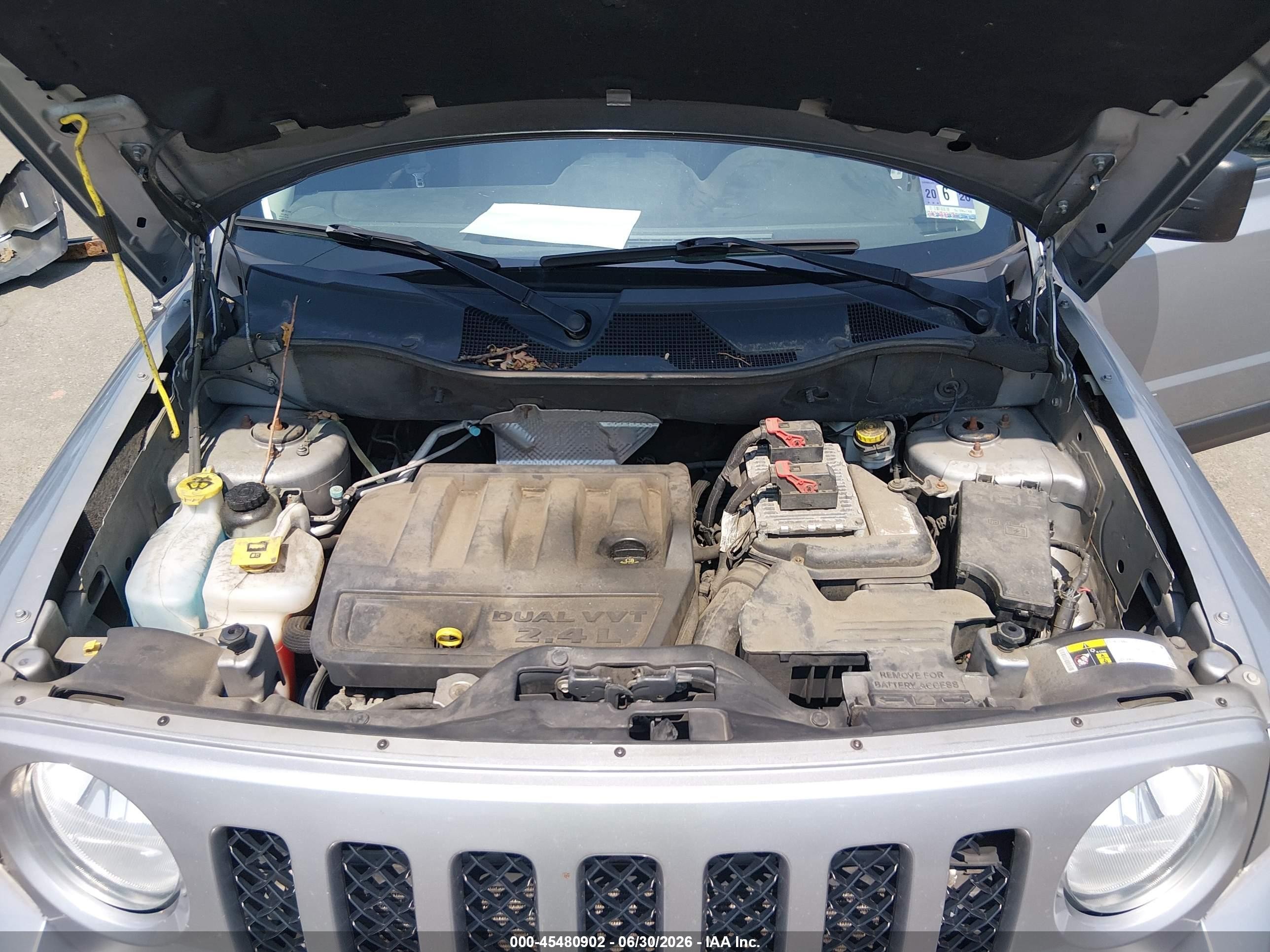2015 Jeep Patriot Sport Silver vin: 1C4NJRBBXFD317341