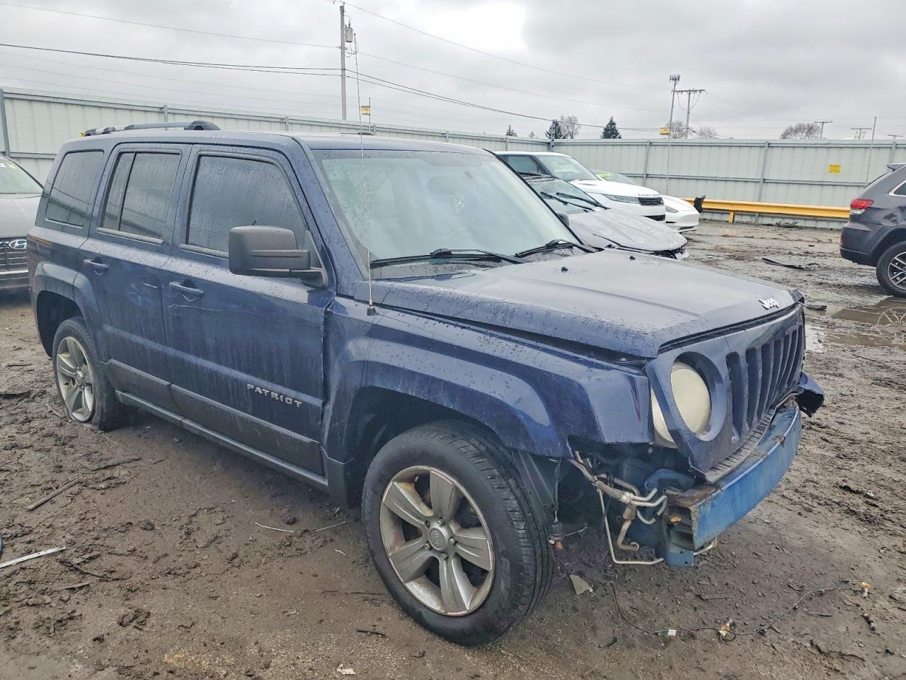 2014 Jeep Patriot Limited Синий vin: 1C4NJRCB0ED534166