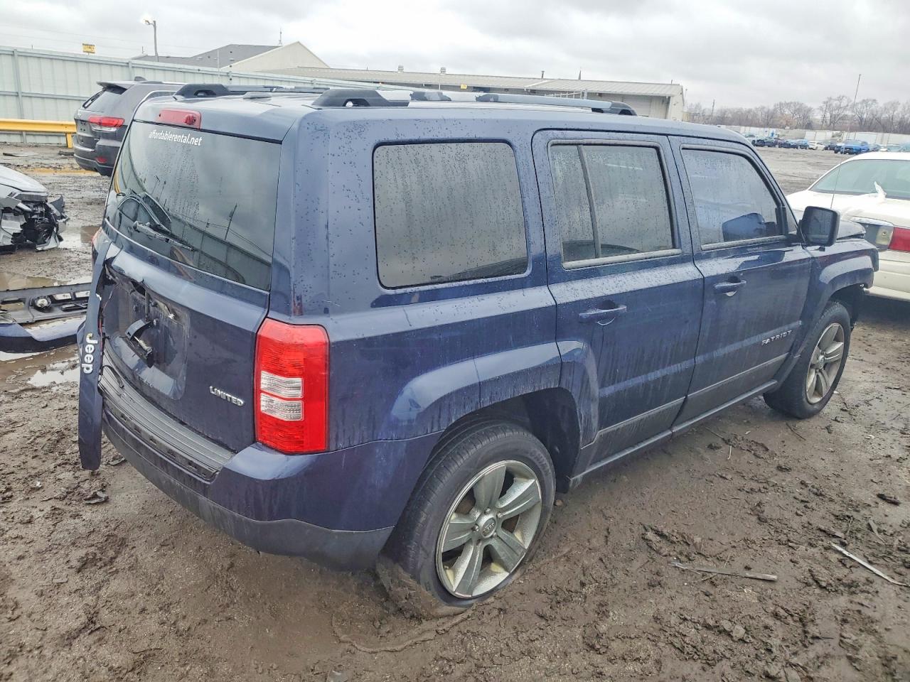 2014 Jeep Patriot Limited Синий vin: 1C4NJRCB0ED534166