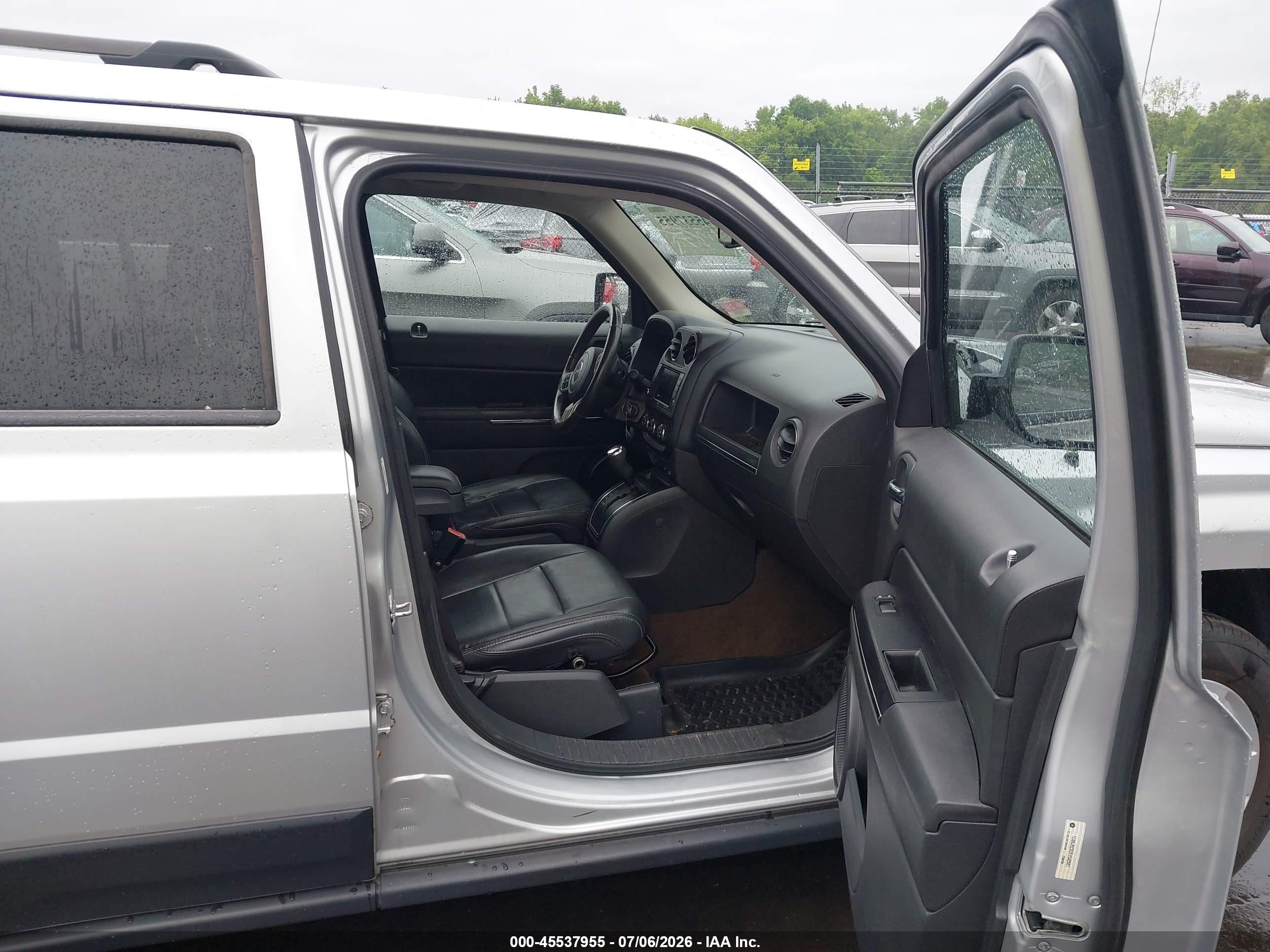2014 Jeep Patriot Limited Silver vin: 1C4NJRCB0ED542087
