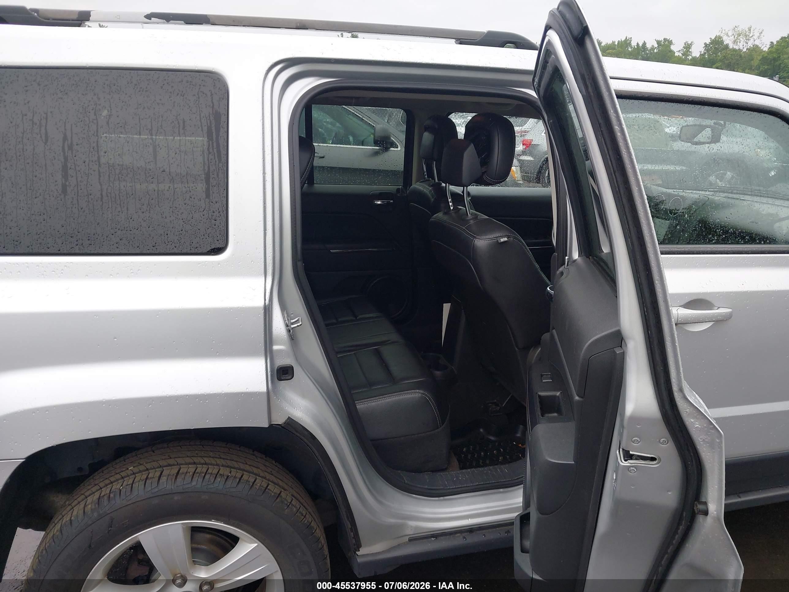 2014 Jeep Patriot Limited Silver vin: 1C4NJRCB0ED542087