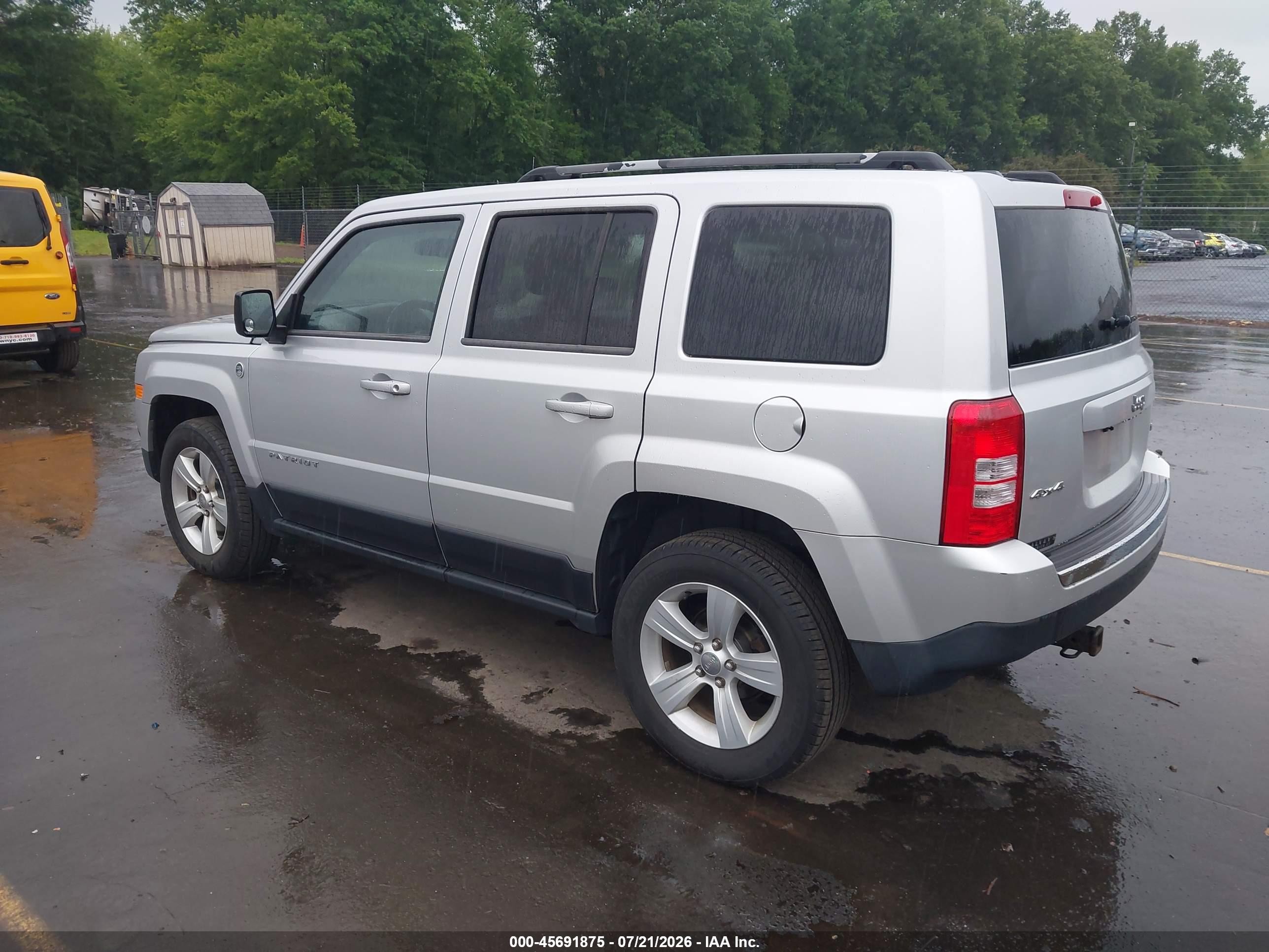 2014 Jeep Patriot Limited Silver vin: 1C4NJRCB0ED542087
