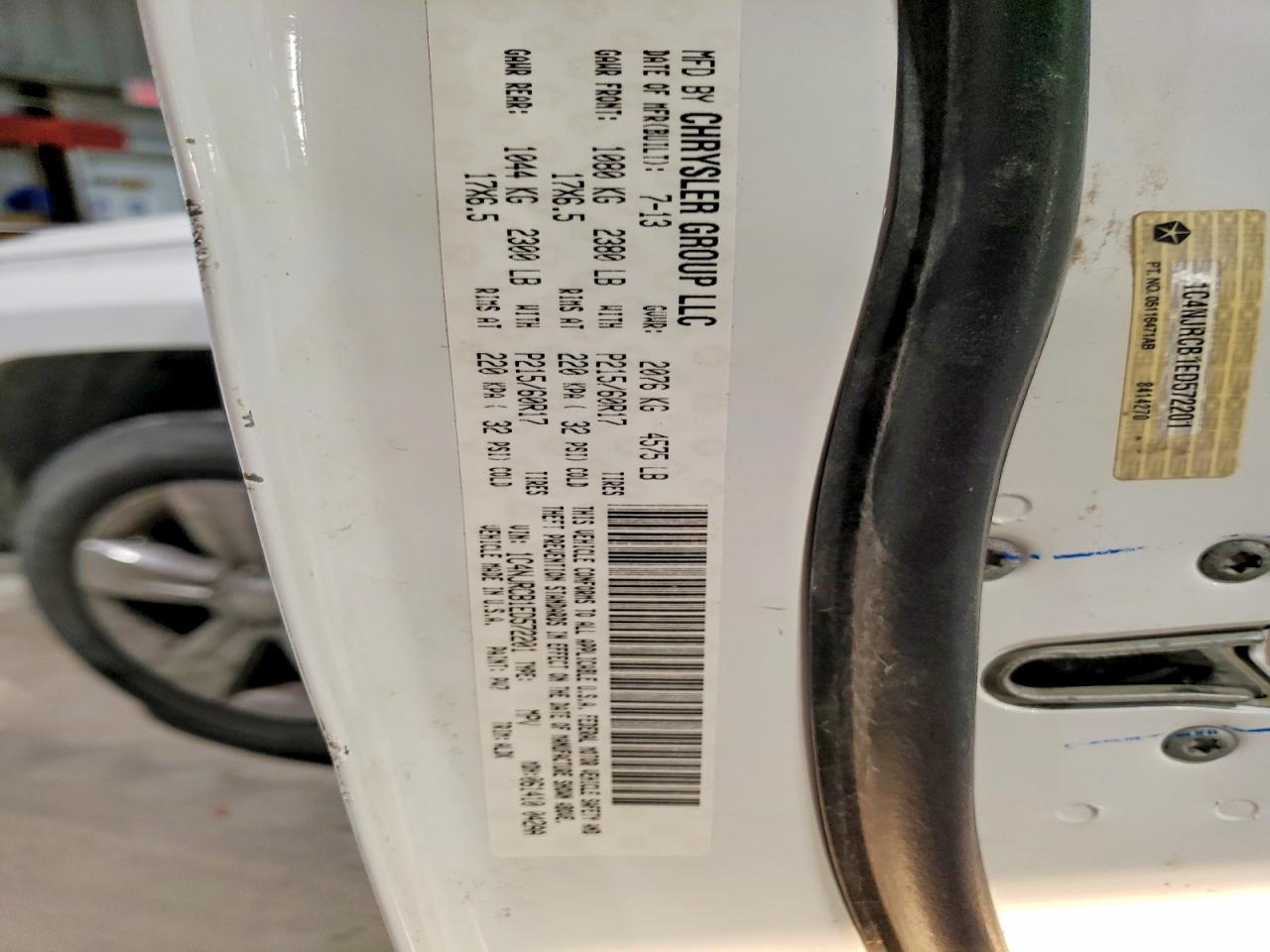 2014 Jeep Patriot Limited White vin: 1C4NJRCB1ED572201
