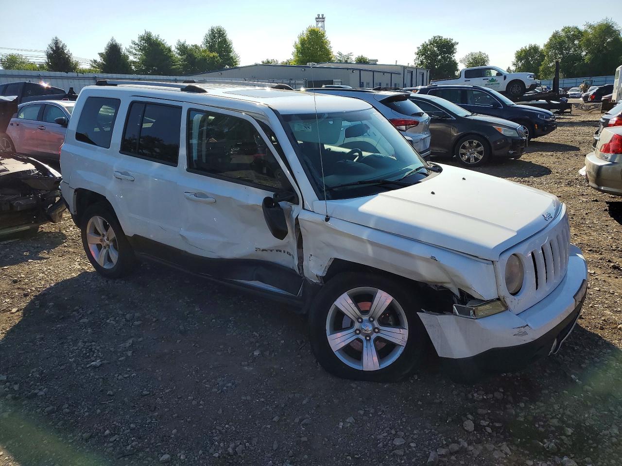 2014 Jeep Patriot Limited Белый vin: 1C4NJRCB1ED660729