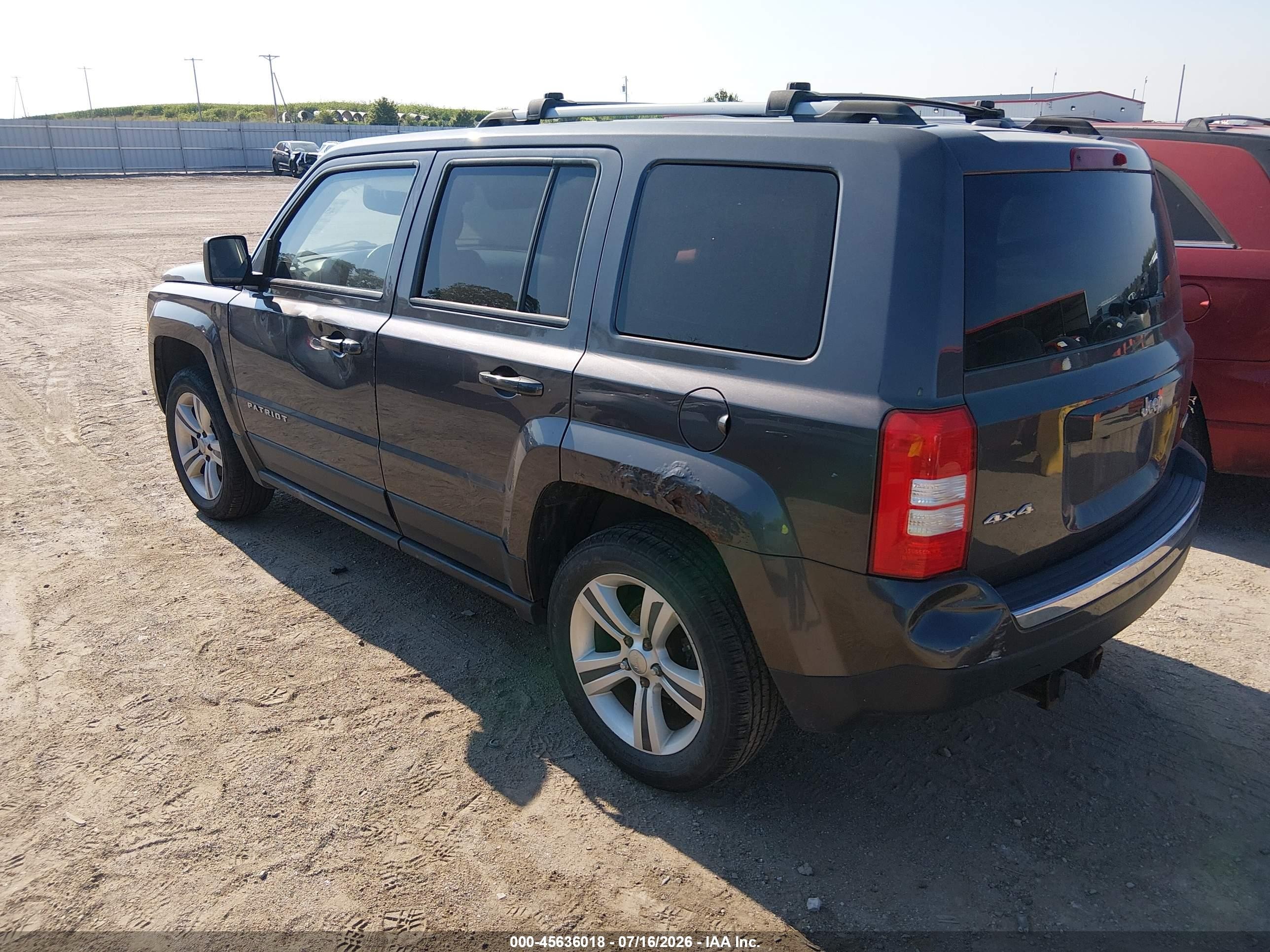 2014 Jeep Patriot Limited Gray vin: 1C4NJRCB1ED928324