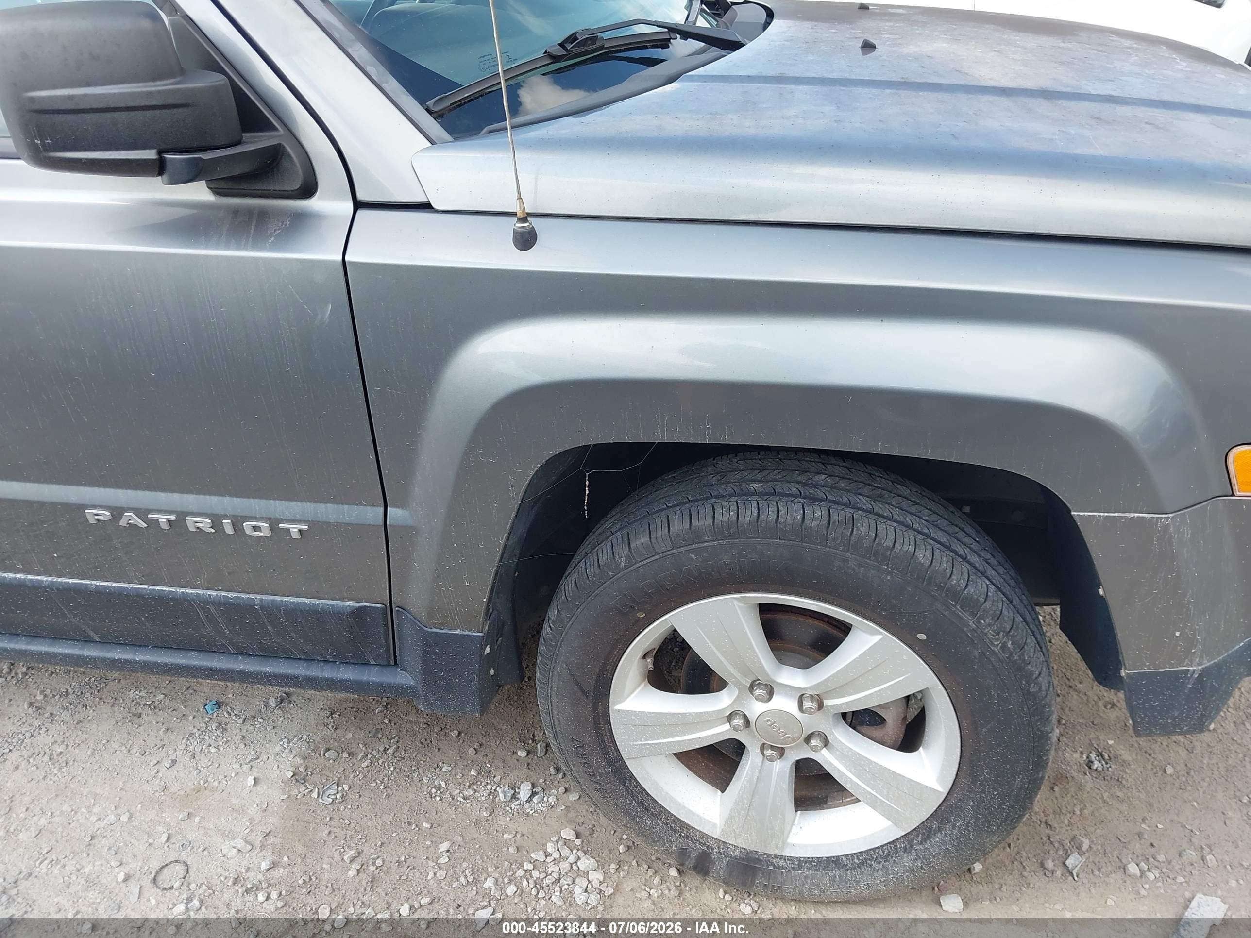 2014 Jeep Patriot Limited Gray vin: 1C4NJRCB2ED563748