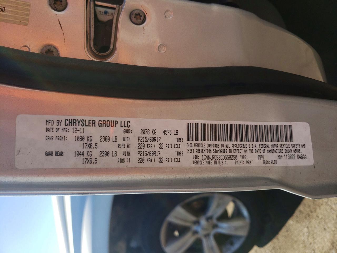 2012 Jeep Patriot Limited Silver vin: 1C4NJRCB3CD558250
