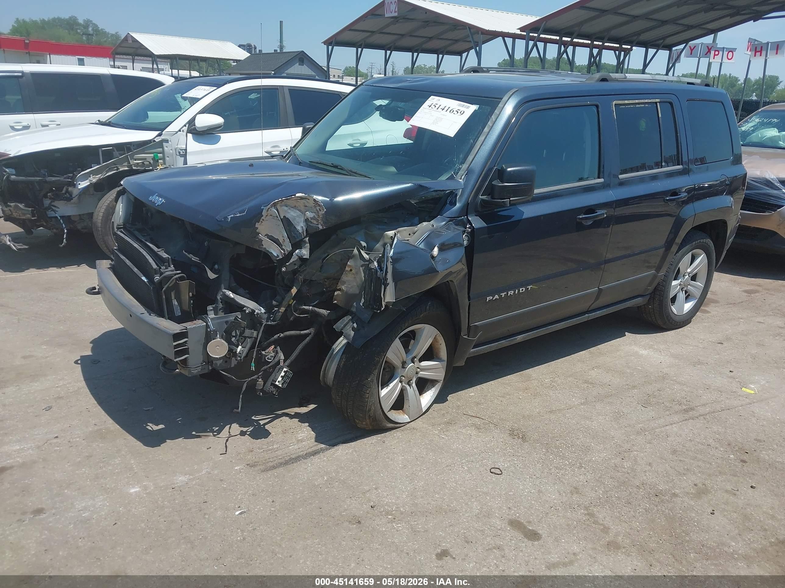 2014 Jeep Patriot Limited Dark Blue vin: 1C4NJRCB3ED574502