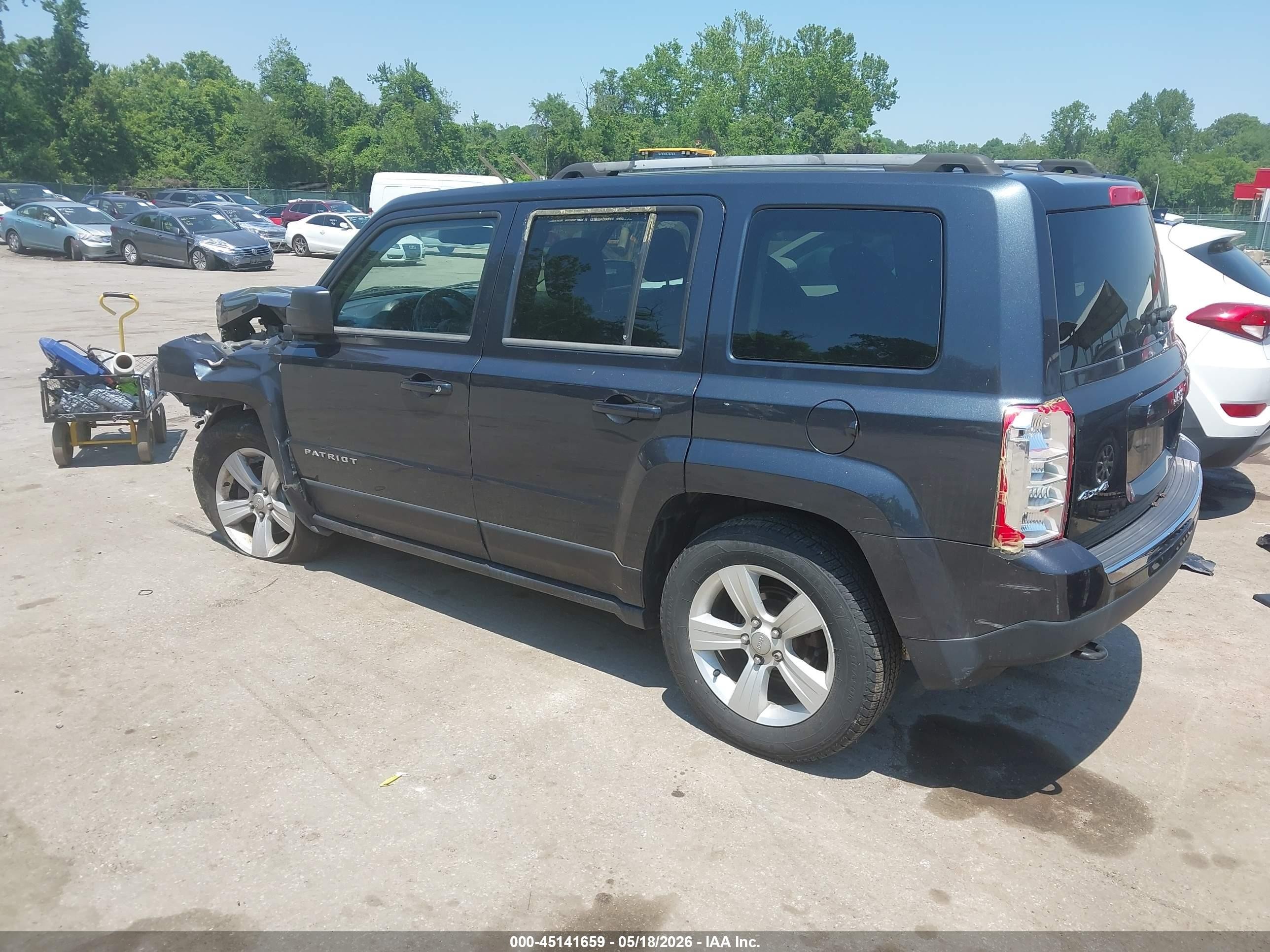 2014 Jeep Patriot Limited Dark Blue vin: 1C4NJRCB3ED574502