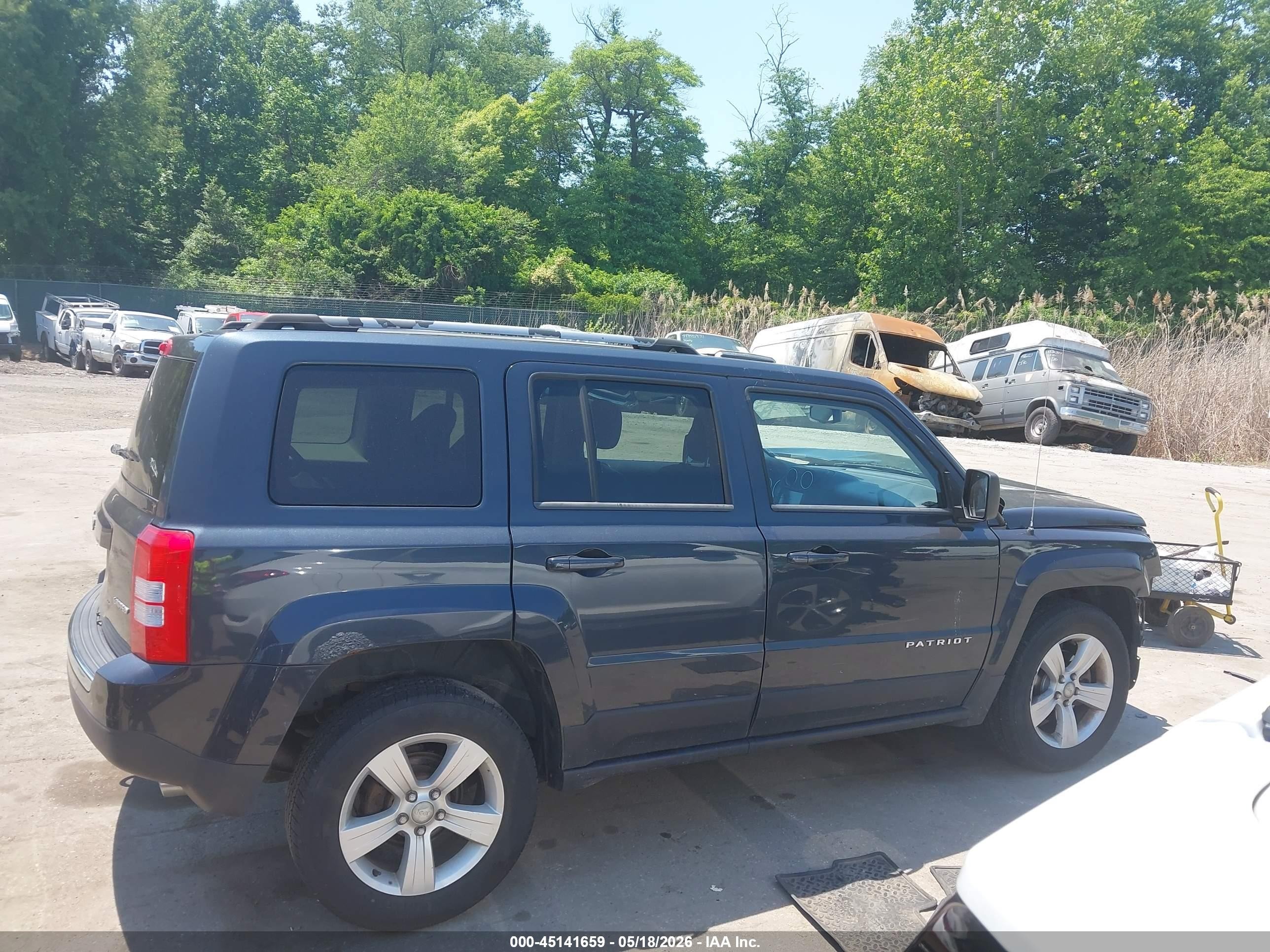 2014 Jeep Patriot Limited Dark Blue vin: 1C4NJRCB3ED574502