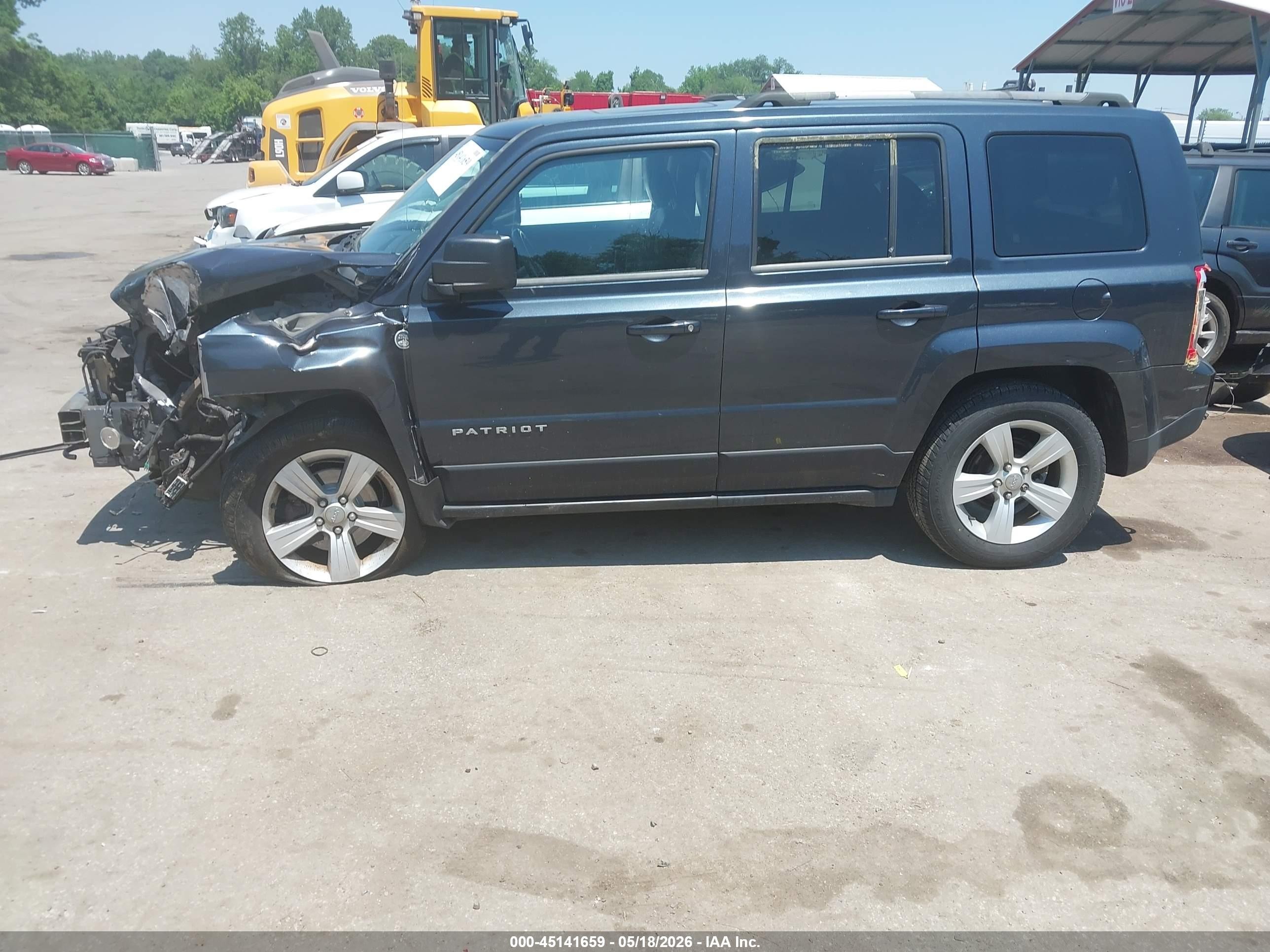 2014 Jeep Patriot Limited Dark Blue vin: 1C4NJRCB3ED574502