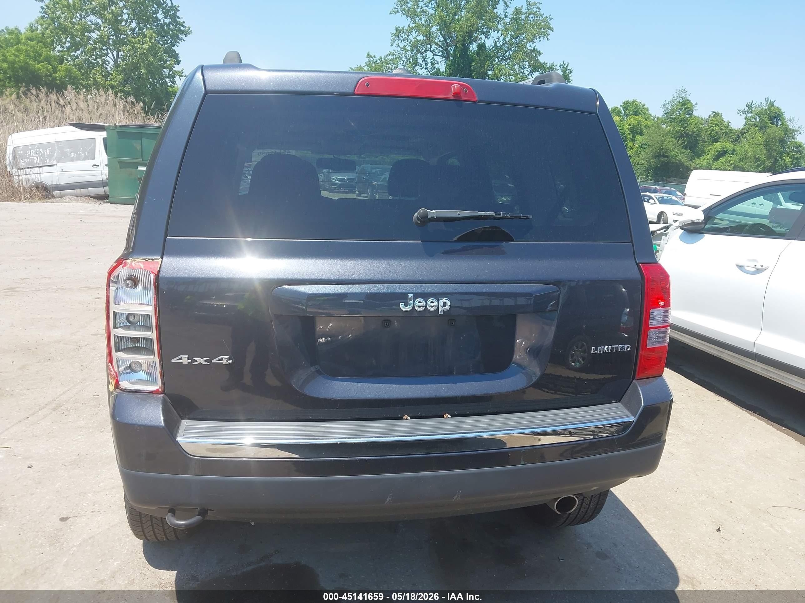 2014 Jeep Patriot Limited Dark Blue vin: 1C4NJRCB3ED574502