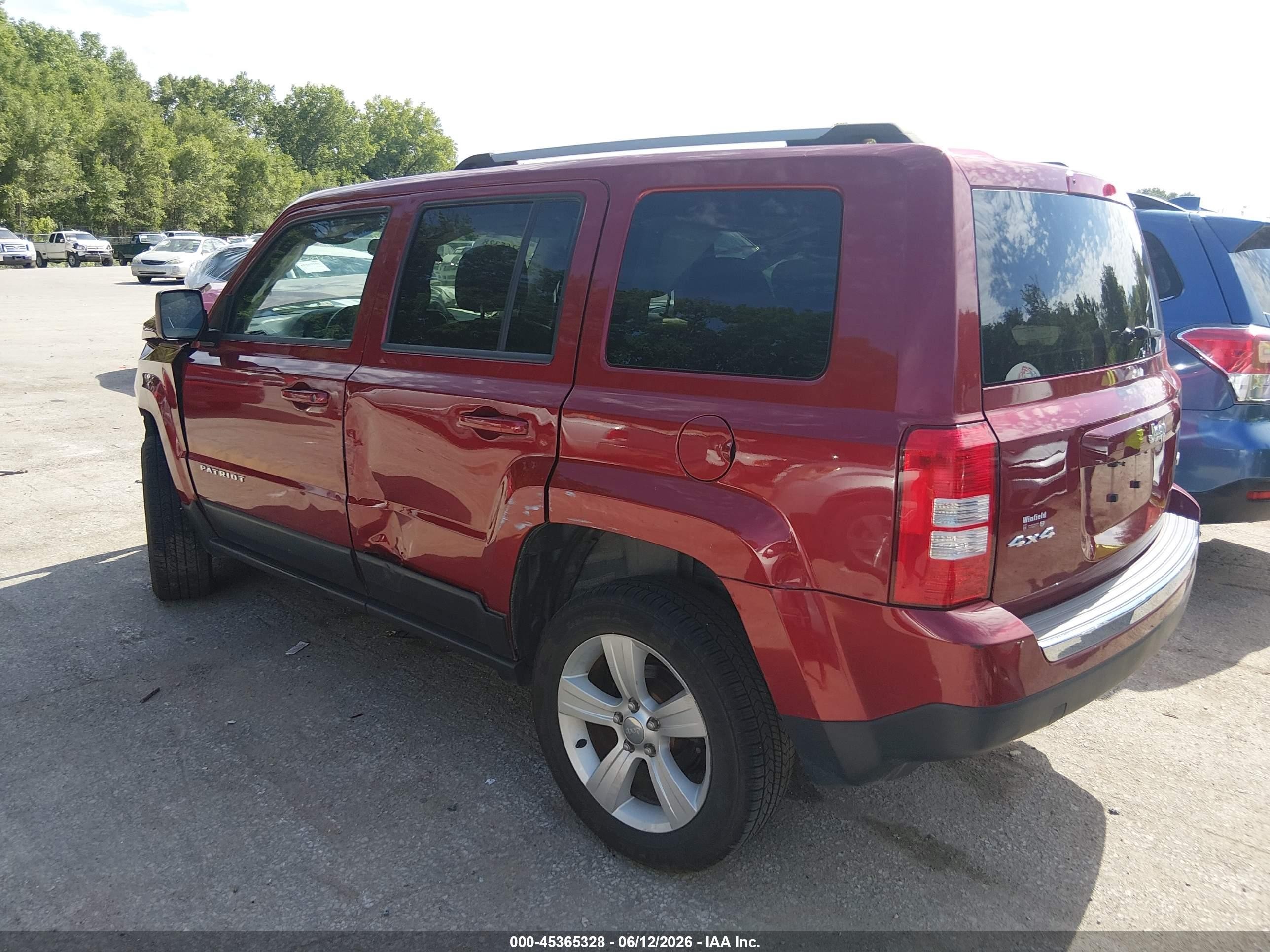 2014 Jeep Patriot Limited Red vin: 1C4NJRCB3ED659226