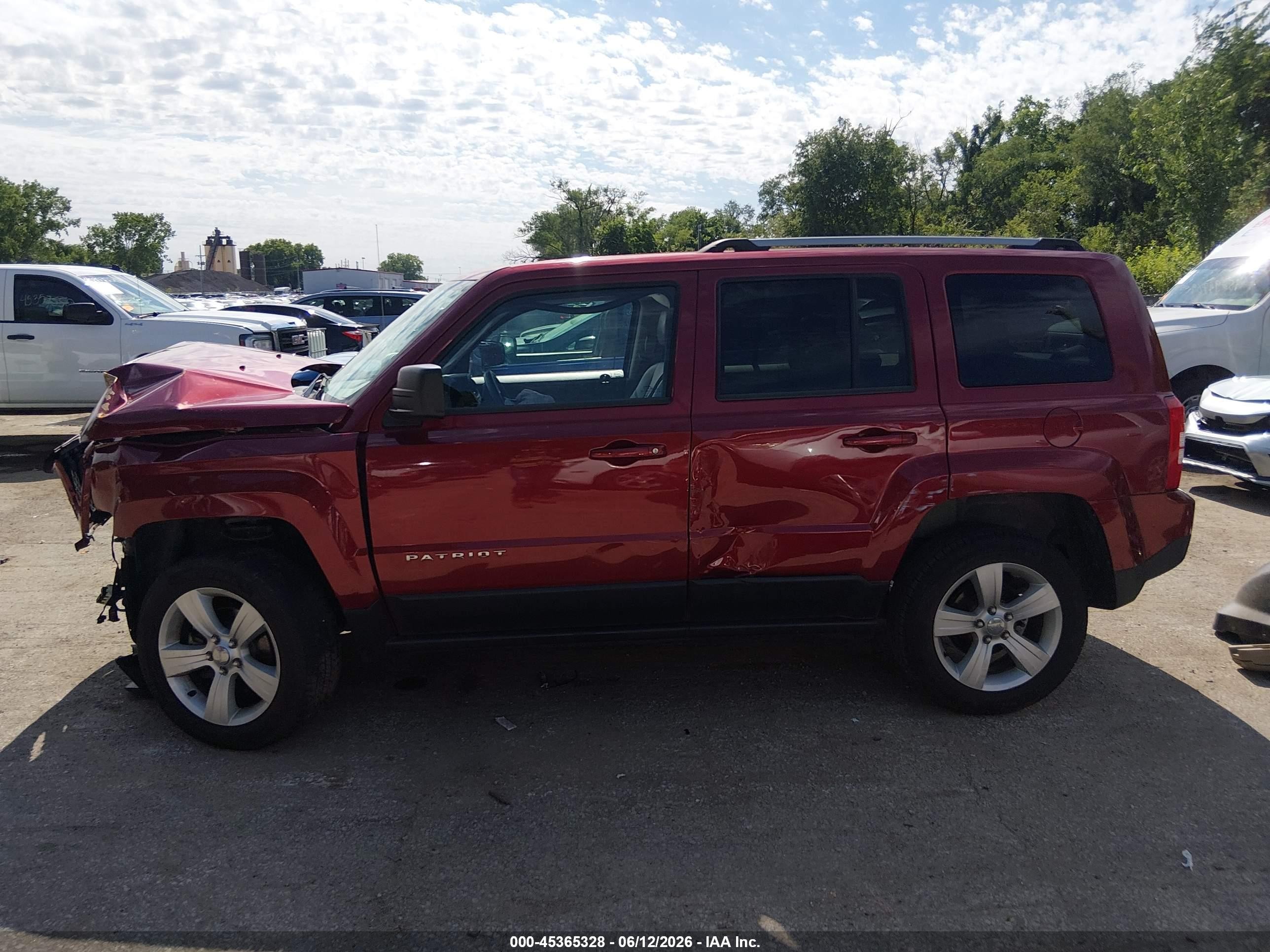 2014 Jeep Patriot Limited Red vin: 1C4NJRCB3ED659226
