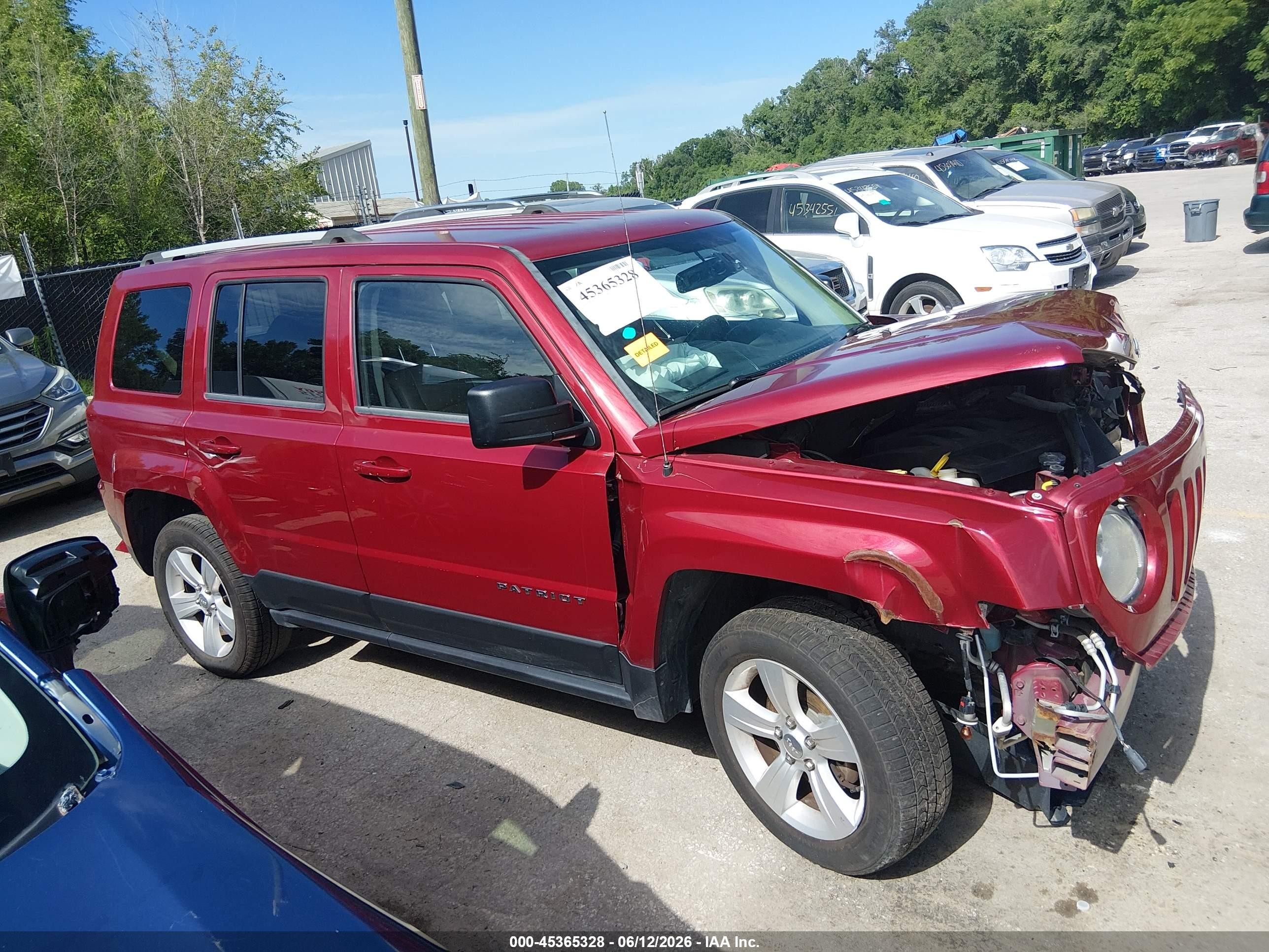2014 Jeep Patriot Limited Red vin: 1C4NJRCB3ED659226