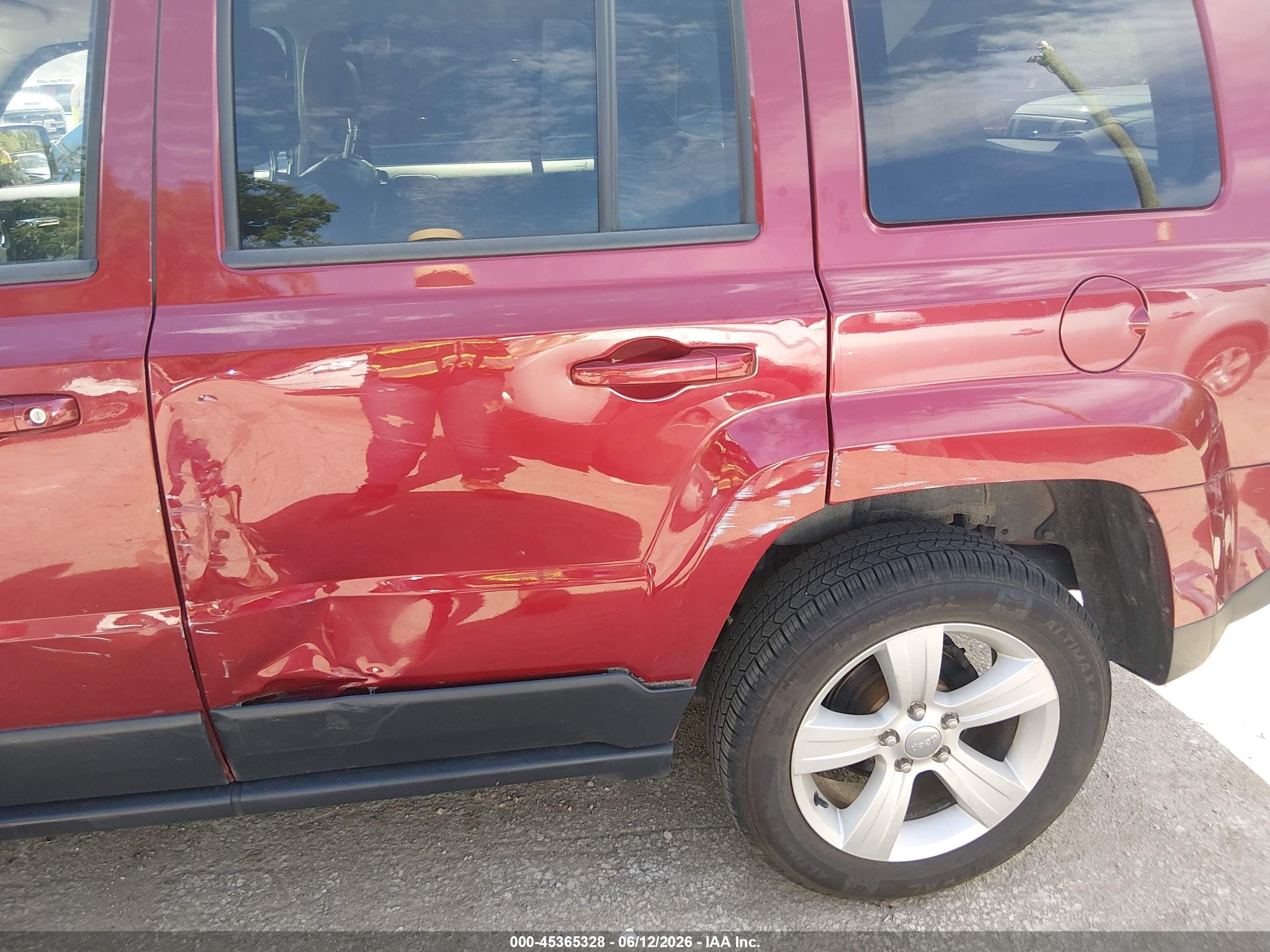 2014 Jeep Patriot Limited Red vin: 1C4NJRCB3ED659226