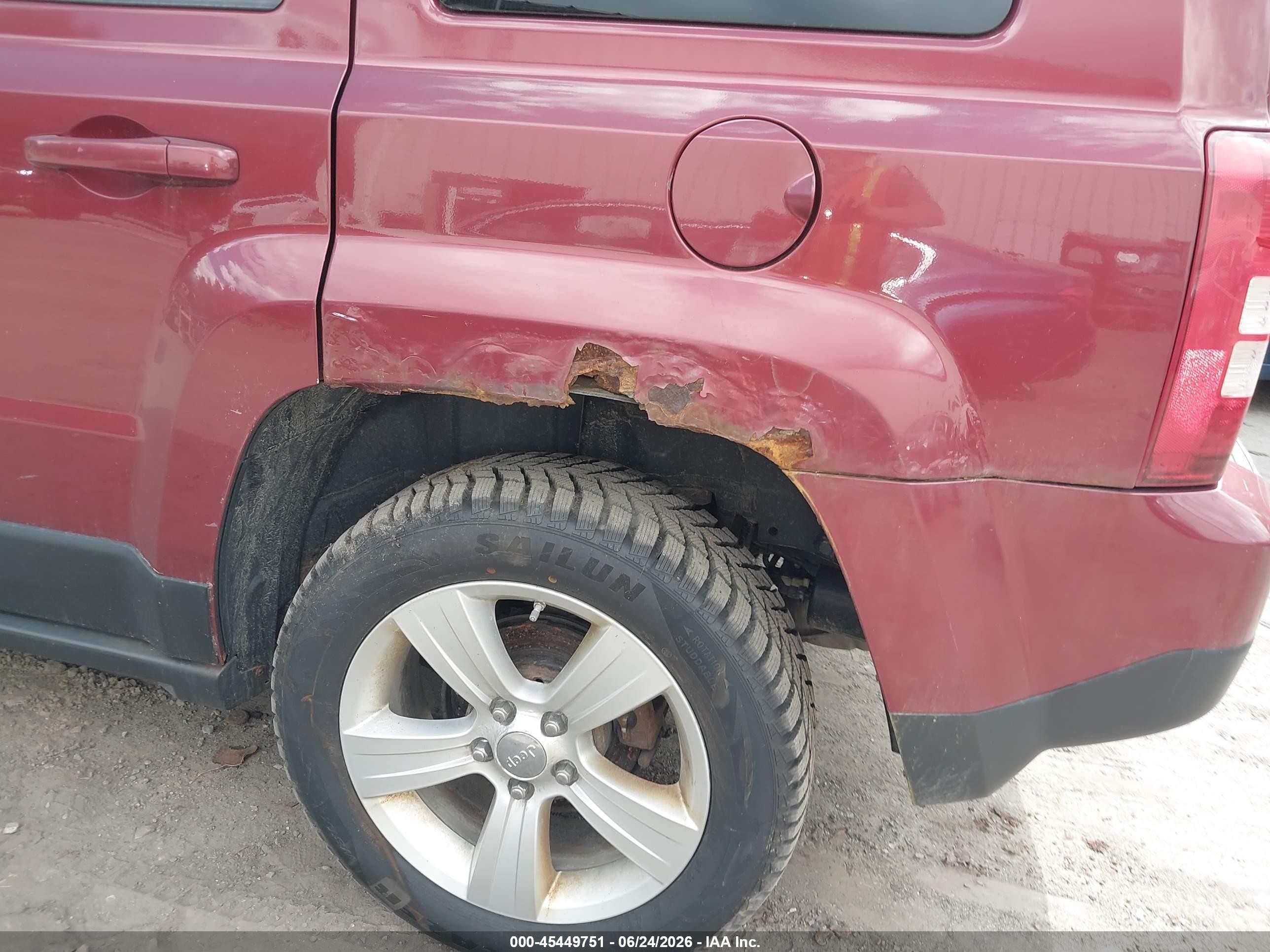 2012 Jeep Patriot Limited Maroon vin: 1C4NJRCB4CD624594