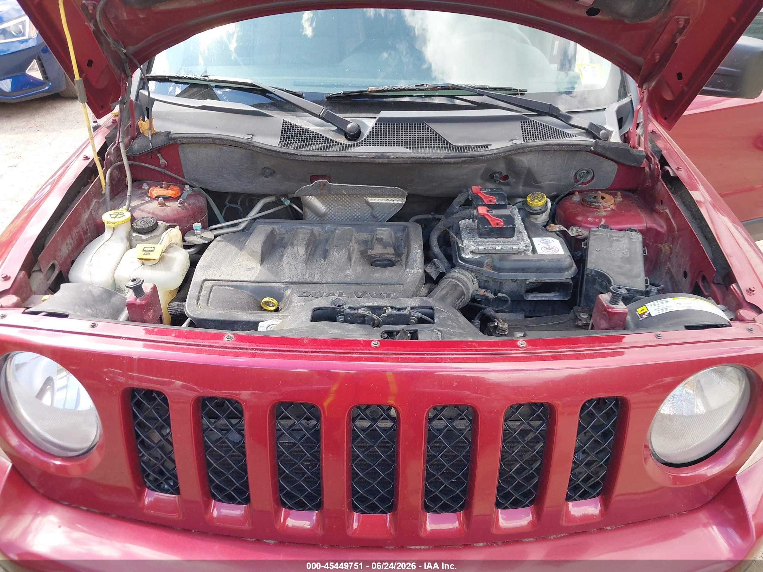 2012 Jeep Patriot Limited Maroon vin: 1C4NJRCB4CD624594