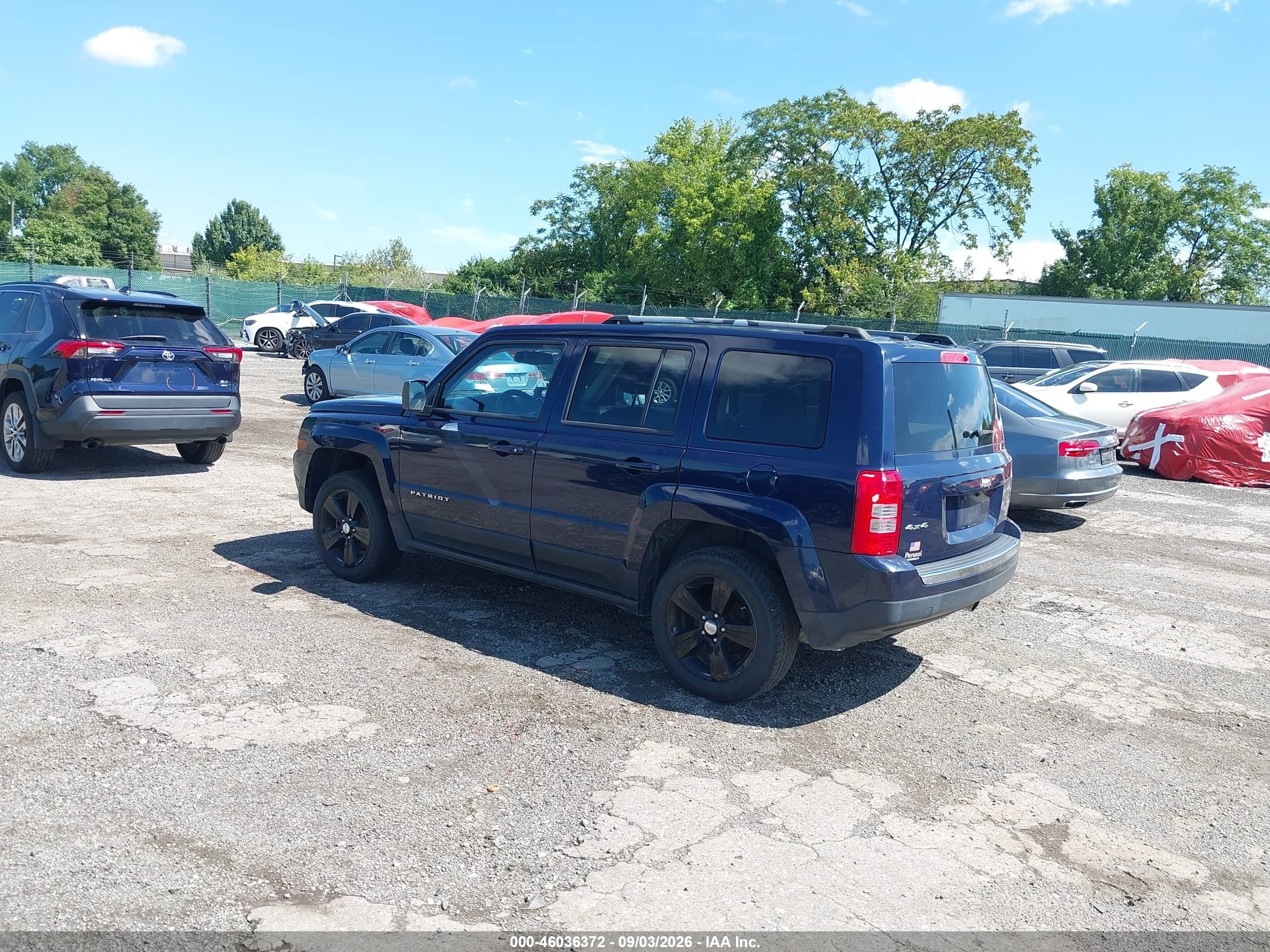 2013 Jeep Patriot Limited Blue vin: 1C4NJRCB5DD121240