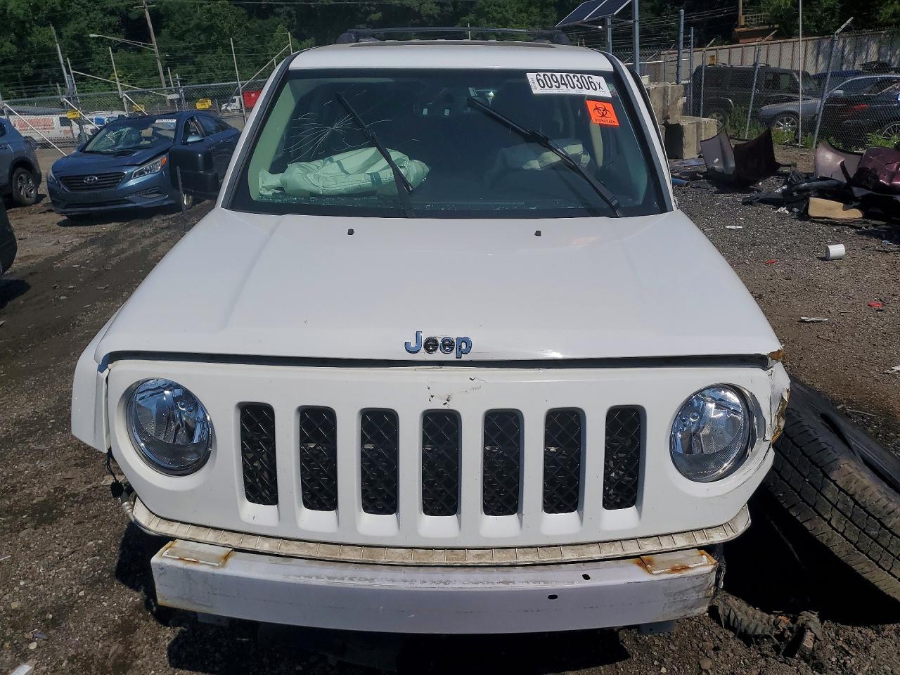 2014 Jeep Patriot Limited White vin: 1C4NJRCB5ED532736