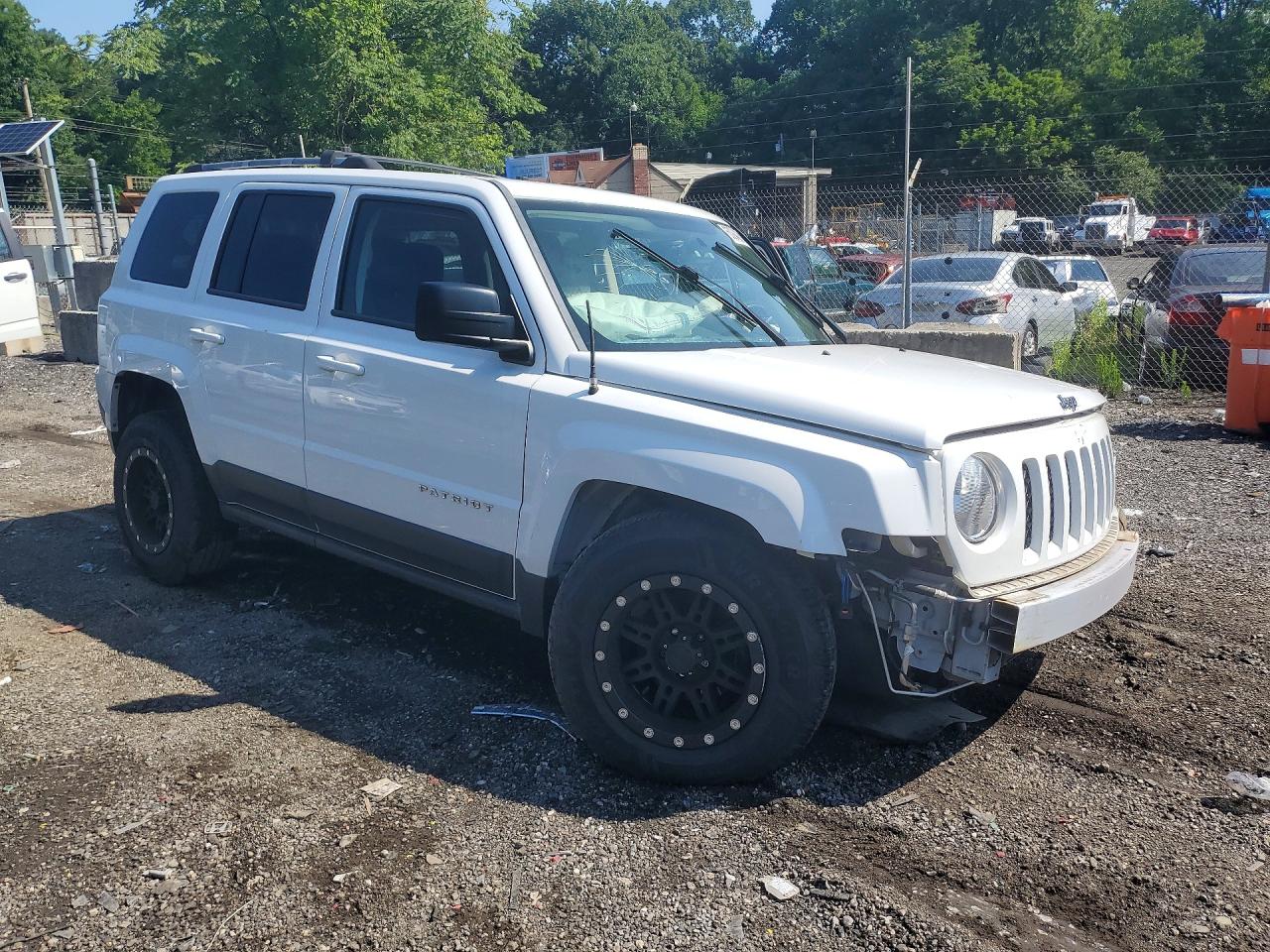 2014 Jeep Patriot Limited White vin: 1C4NJRCB5ED532736