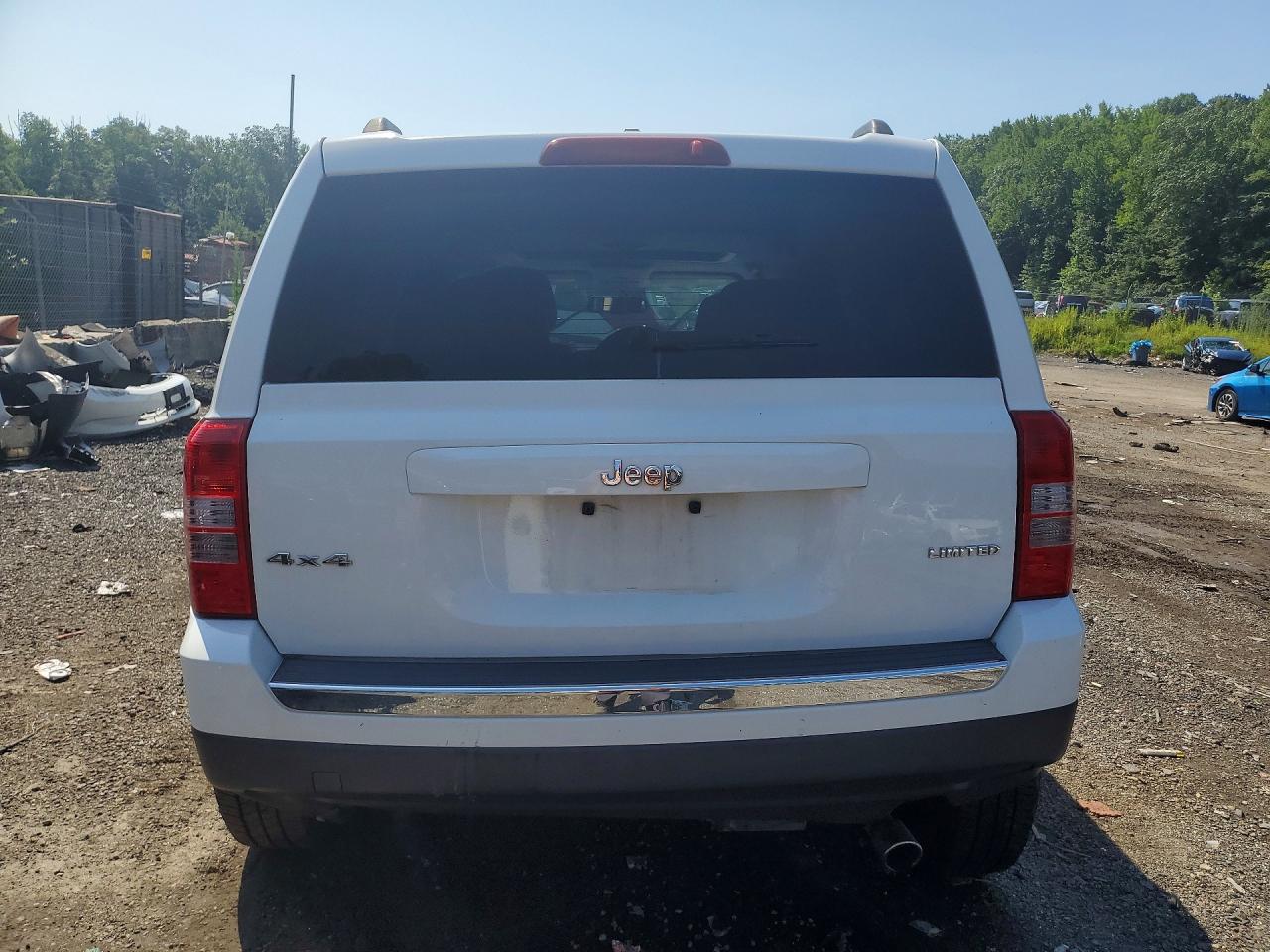 2014 Jeep Patriot Limited White vin: 1C4NJRCB5ED532736