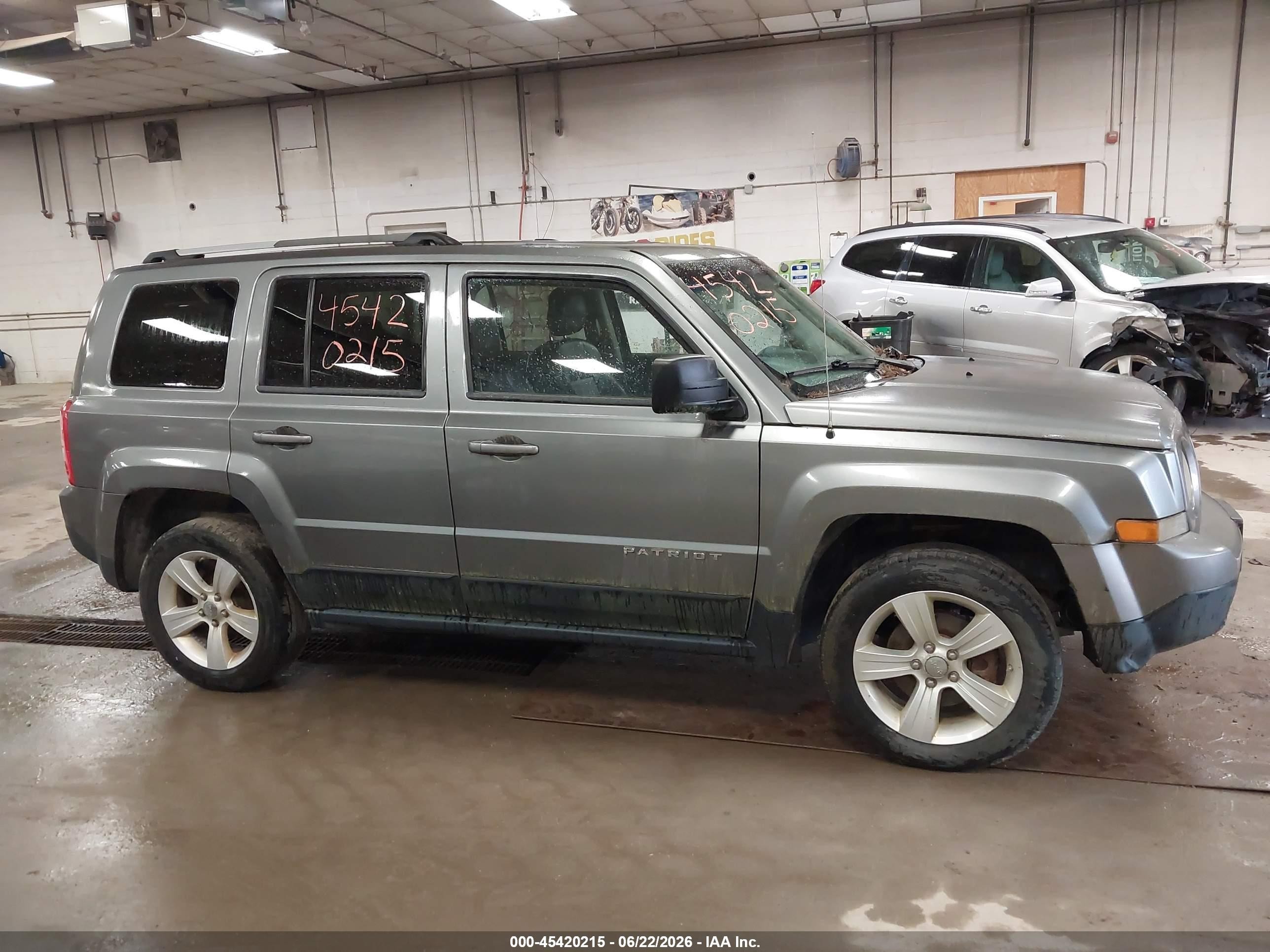 2012 Jeep Patriot Limited Серый vin: 1C4NJRCB6CD619655