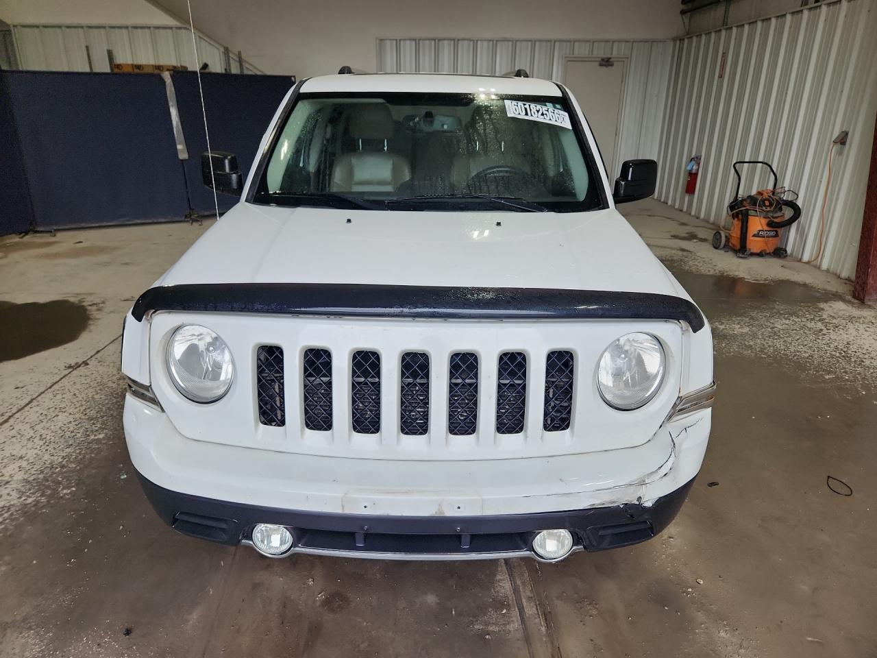 2014 Jeep Patriot Limited White vin: 1C4NJRCB6ED626057 Damage: Front Bumper, Cracked, 1 To 2 Inches