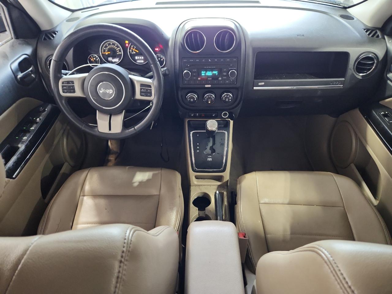 2014 Jeep Patriot Limited White vin: 1C4NJRCB6ED626057 Damage: Left Front Seat Cushion, Worn, Replacement Required