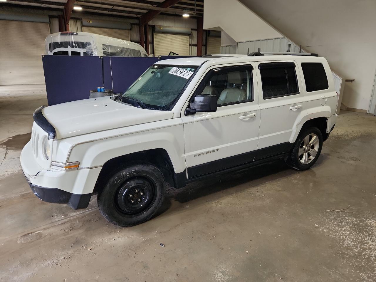 2014 Jeep Patriot Limited White vin: 1C4NJRCB6ED626057 Damage: Front Bumper Cover Upper, Cracked, 2 To 3 Inches