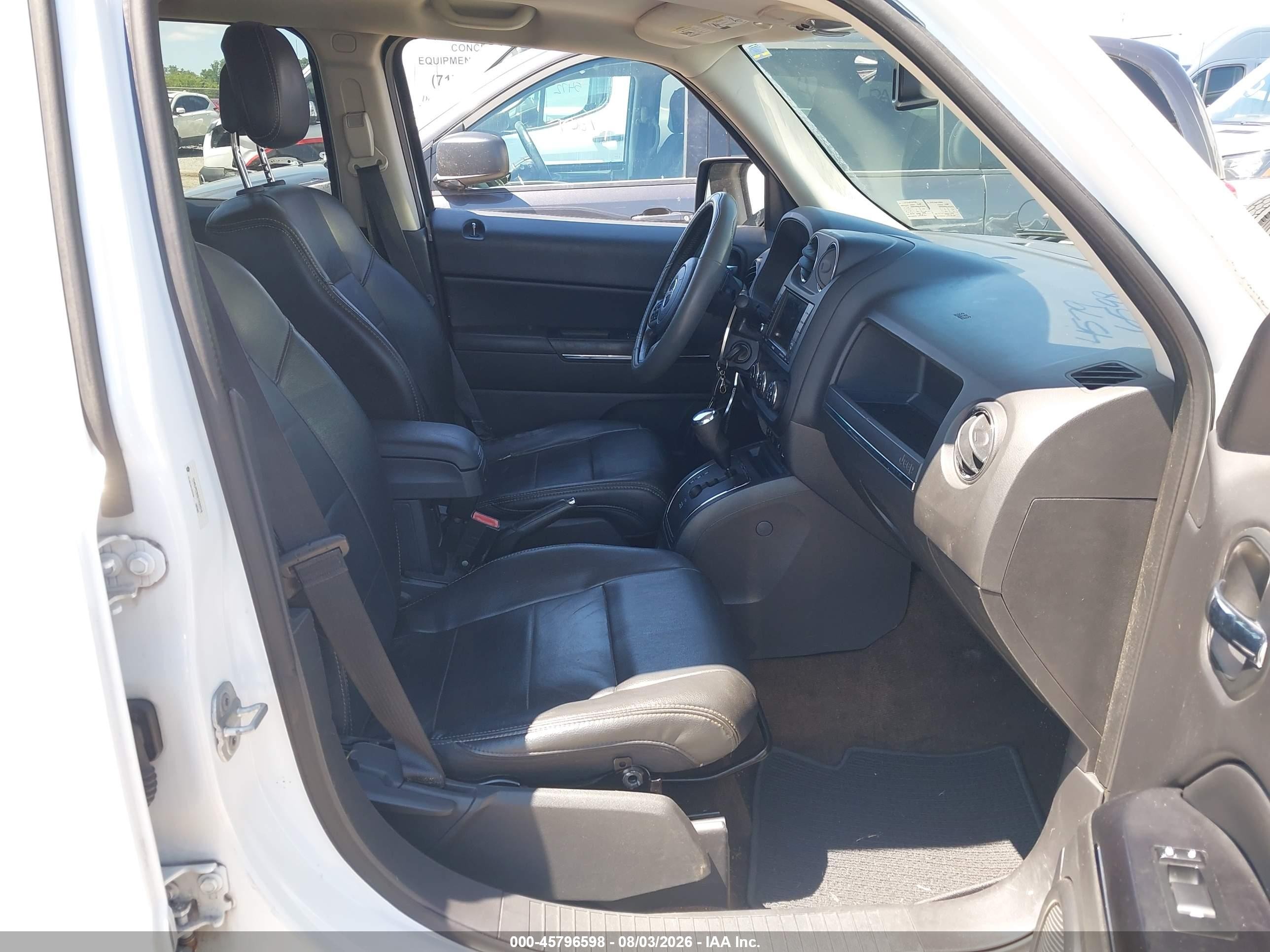 2014 Jeep Patriot Limited White vin: 1C4NJRCB6ED633378