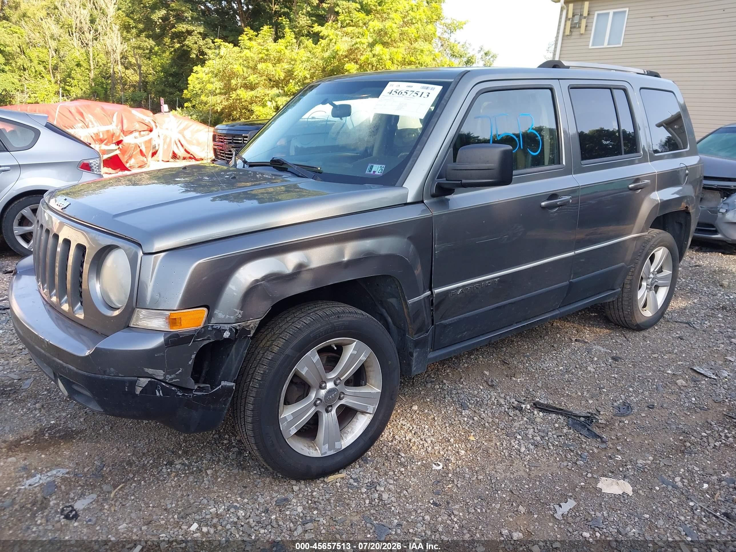 2012 Jeep Patriot Limited Gray vin: 1C4NJRCB7CD517734