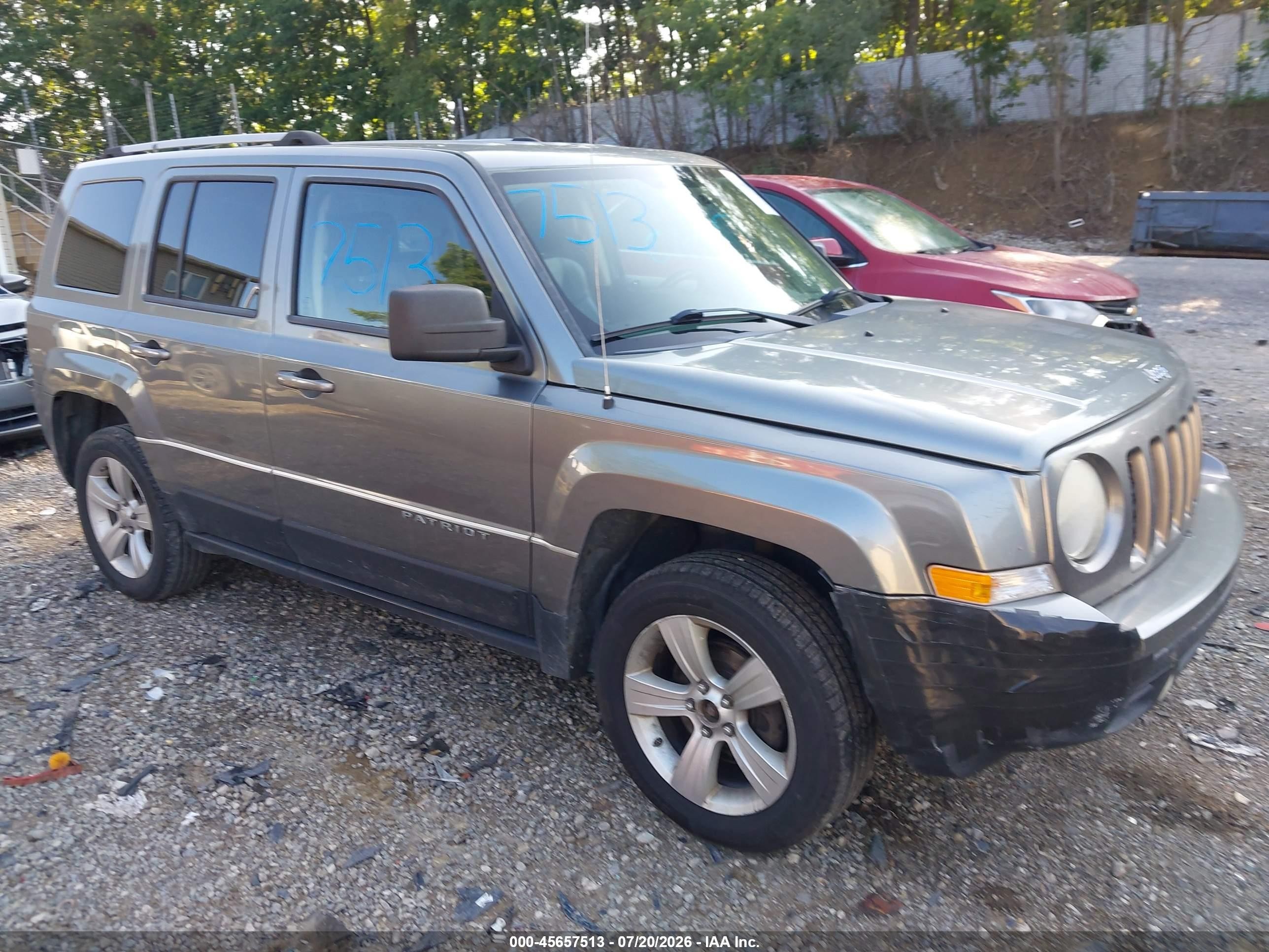 2012 Jeep Patriot Limited Gray vin: 1C4NJRCB7CD517734