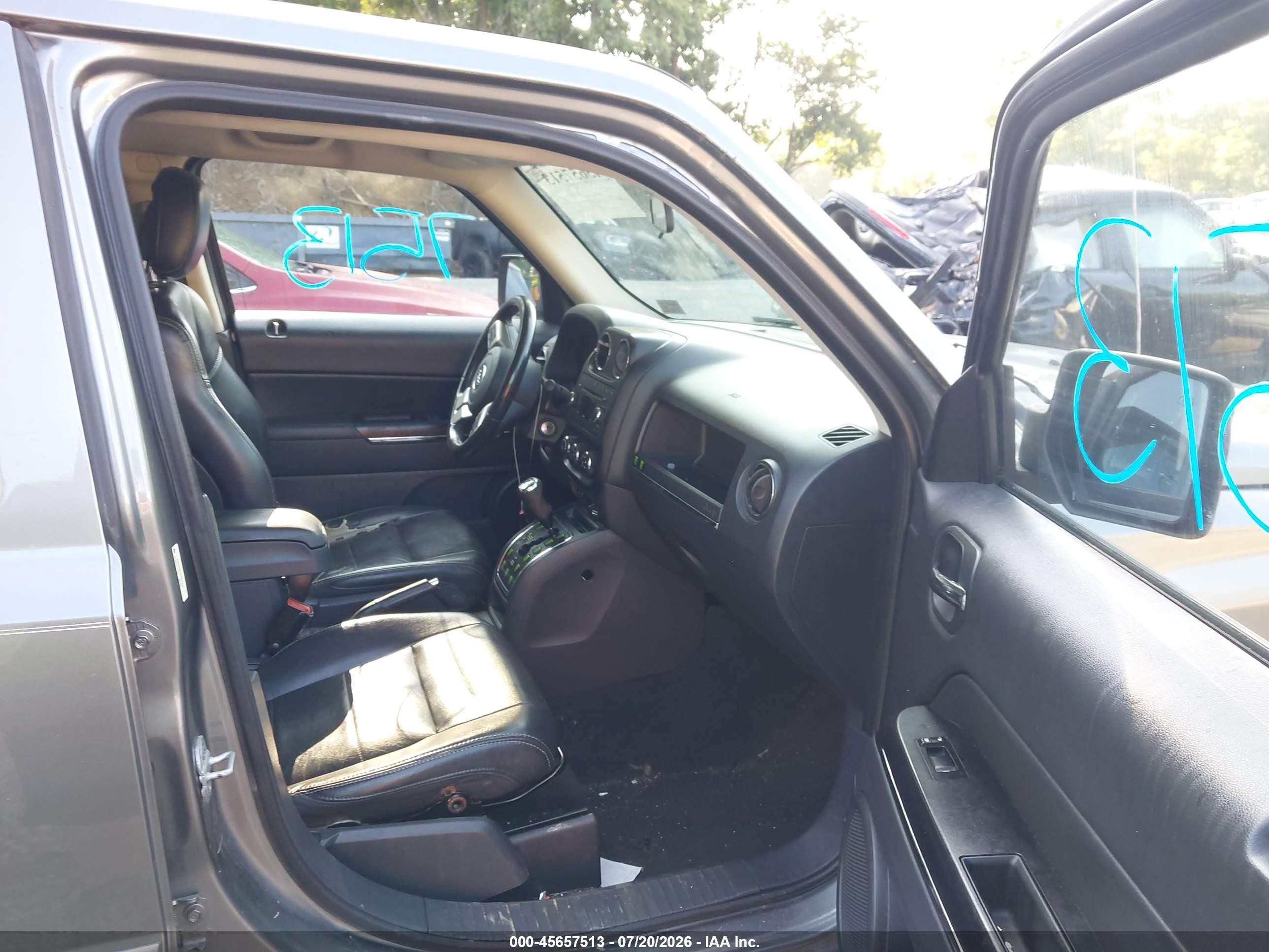 2012 Jeep Patriot Limited Gray vin: 1C4NJRCB7CD517734