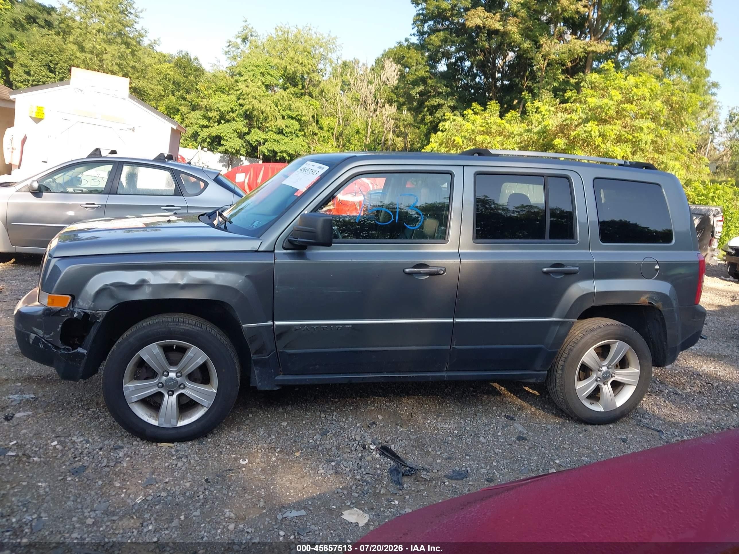 2012 Jeep Patriot Limited Gray vin: 1C4NJRCB7CD517734