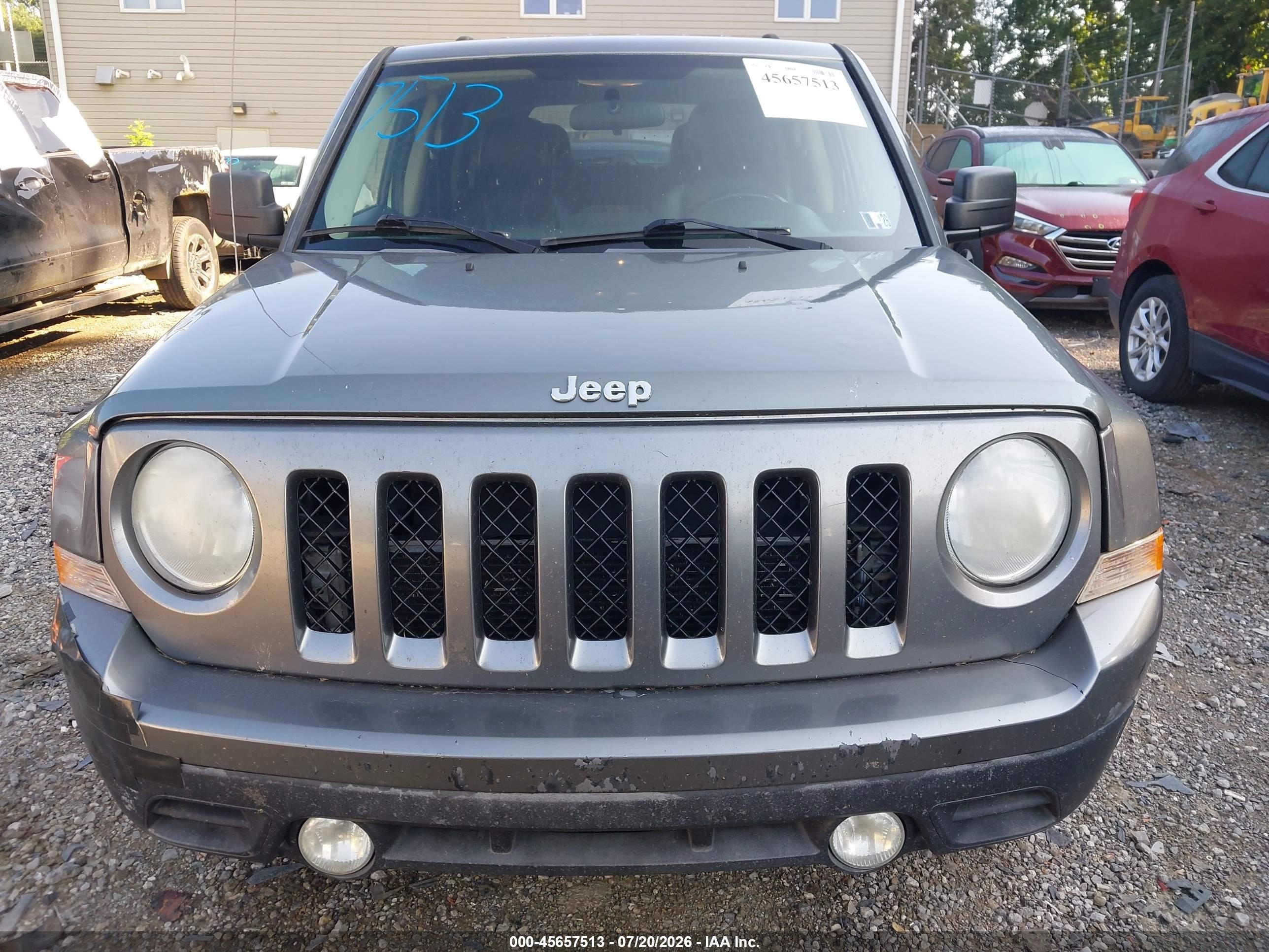 2012 Jeep Patriot Limited Gray vin: 1C4NJRCB7CD517734