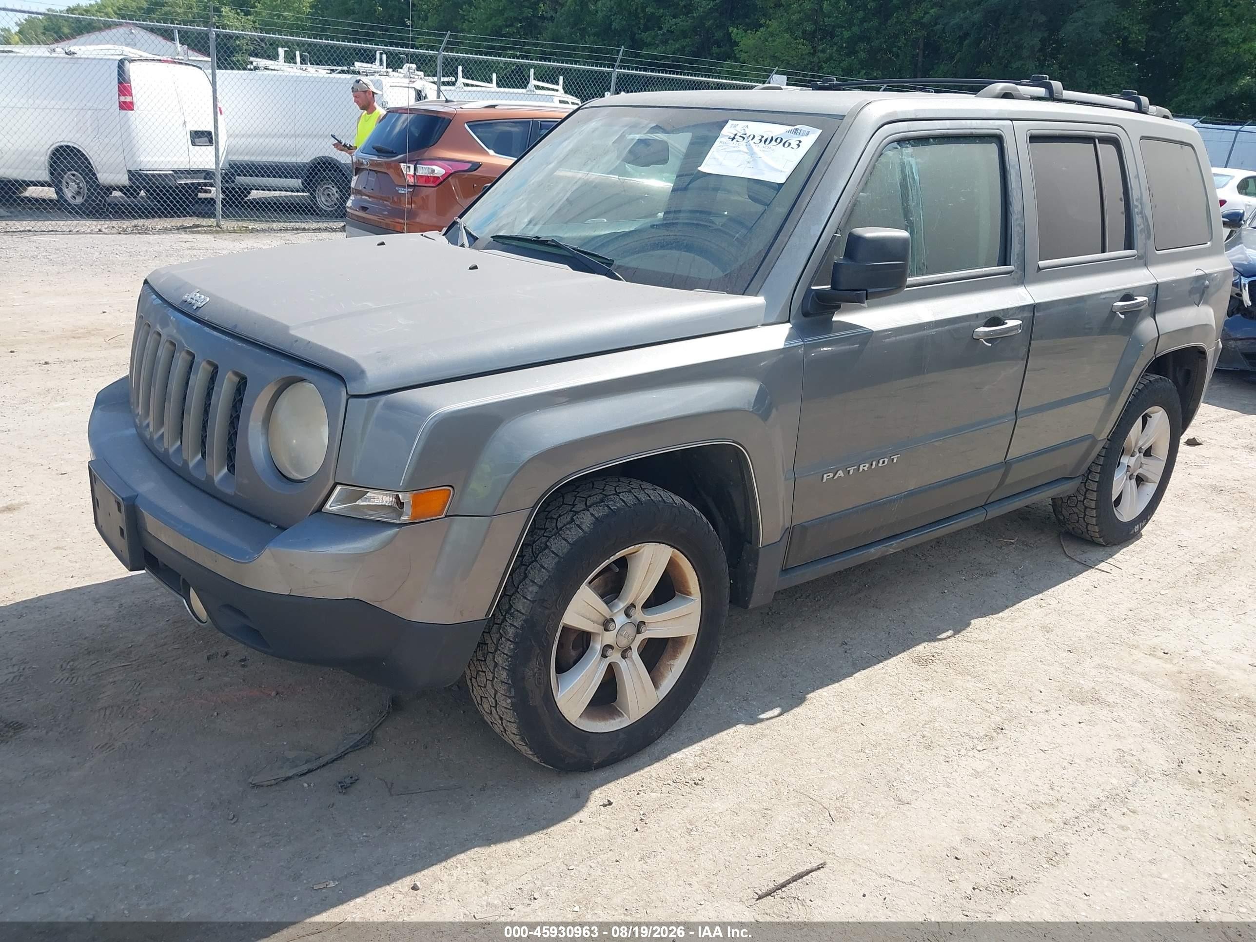 2014 Jeep Patriot Limited Gray vin: 1C4NJRCB7ED501858