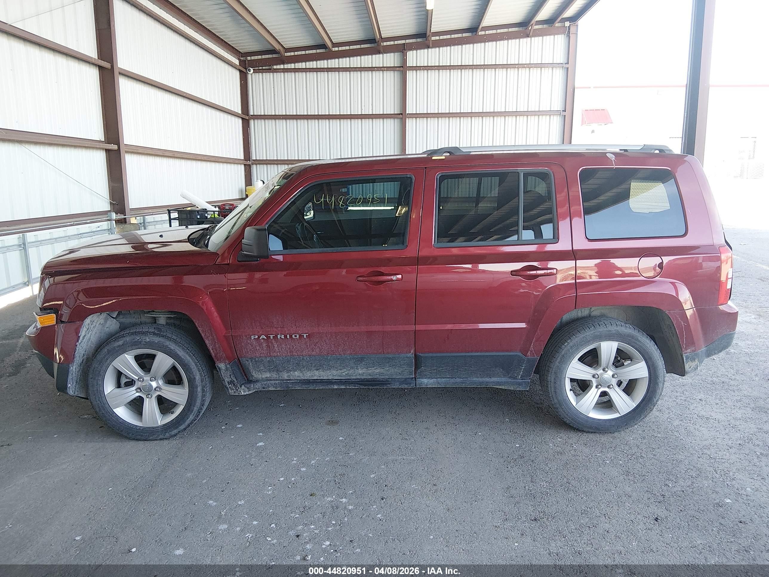 2014 Jeep Patriot Limited Maroon vin: 1C4NJRCB7ED928456