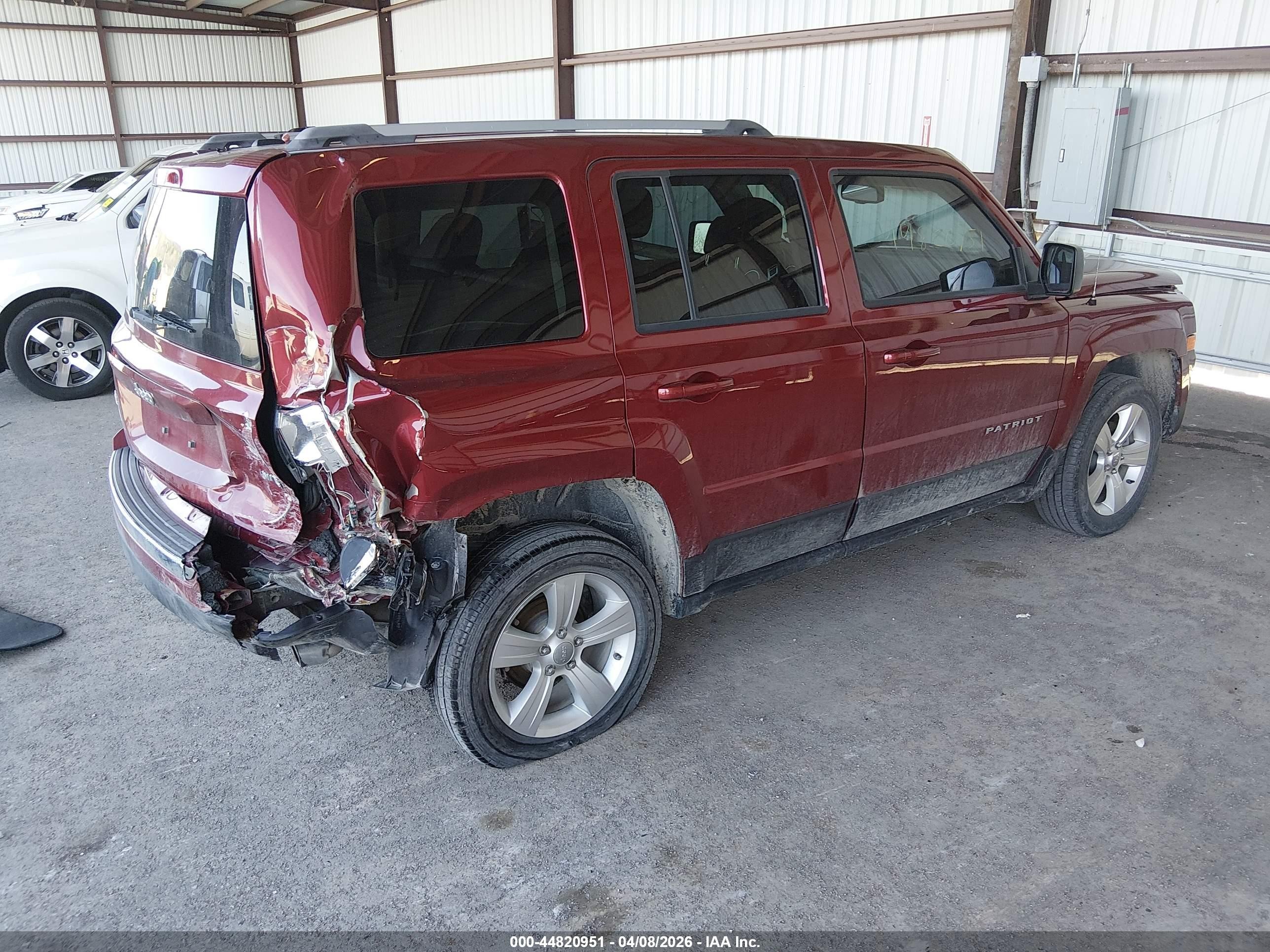 2014 Jeep Patriot Limited Maroon vin: 1C4NJRCB7ED928456