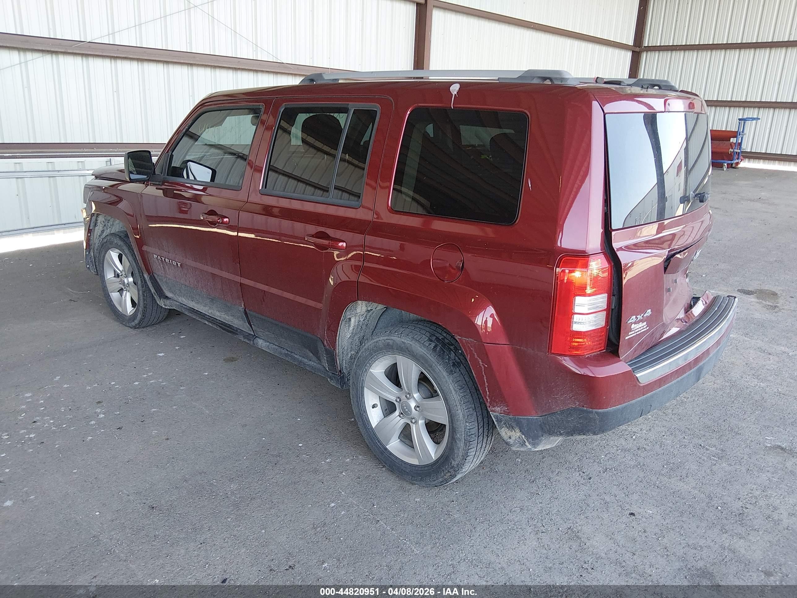 2014 Jeep Patriot Limited Maroon vin: 1C4NJRCB7ED928456