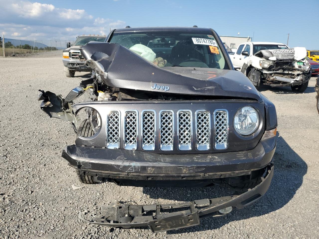 2015 Jeep Patriot Limited Серый vin: 1C4NJRCB8FD190300