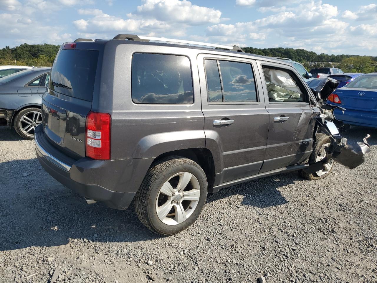 2015 Jeep Patriot Limited Серый vin: 1C4NJRCB8FD190300