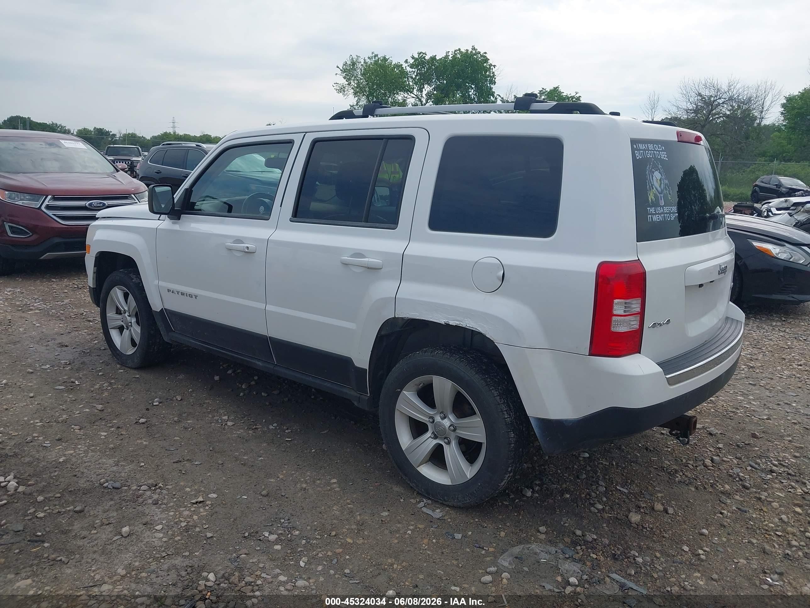 2012 Jeep Patriot Limited White vin: 1C4NJRCB9CD580947