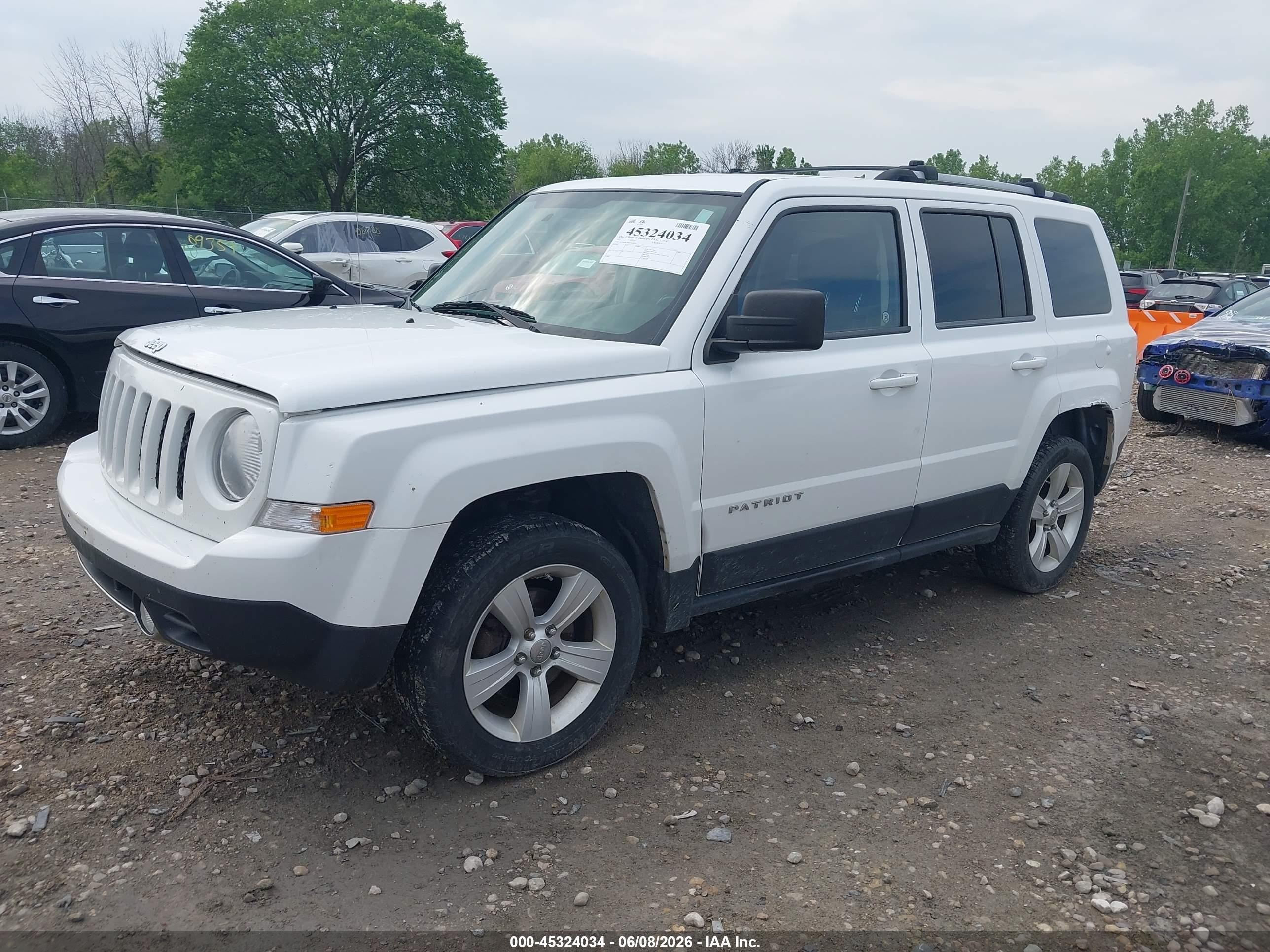 2012 Jeep Patriot Limited White vin: 1C4NJRCB9CD580947